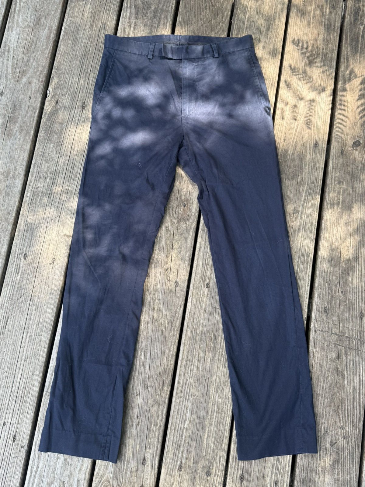 Dior Dior "Uniforme" Pants Blue Size US 30 / EU 46 - 1 Thumbnail