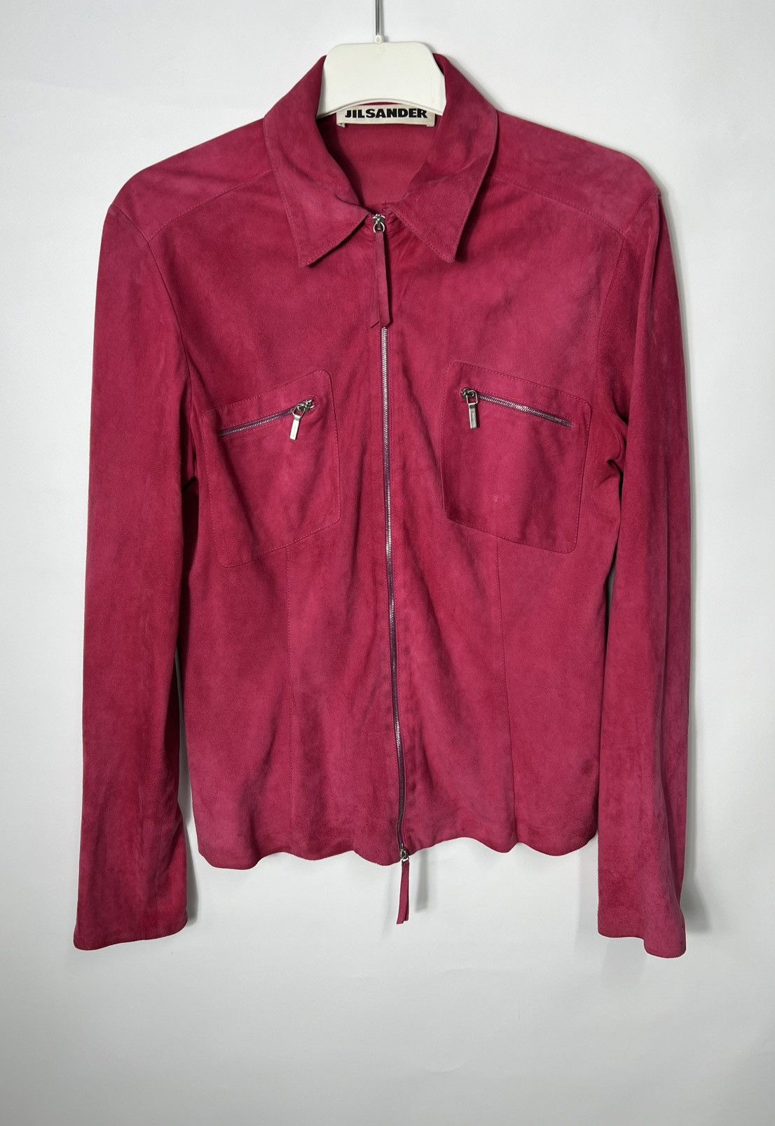 Jil Sander Vintage Rare Luxury Jil Sander Genuine Leather Suede Jacket Size M / US 6-8 / IT 42-44 - 1 Thumbnail