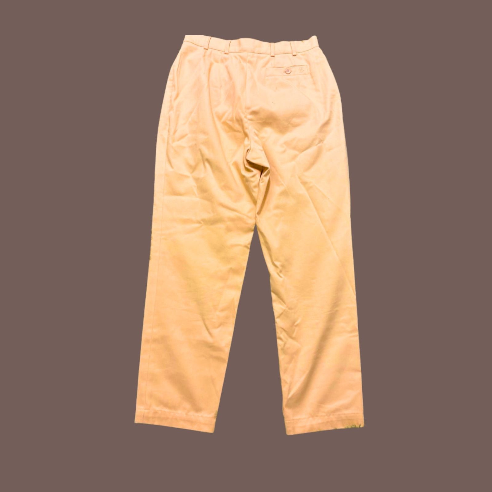 Escada Sport VTG Escada Sport Yellow Pleated Cotton Trousers Size 40 Size 28" / US 6 / IT 42 - 2 Thumbnail