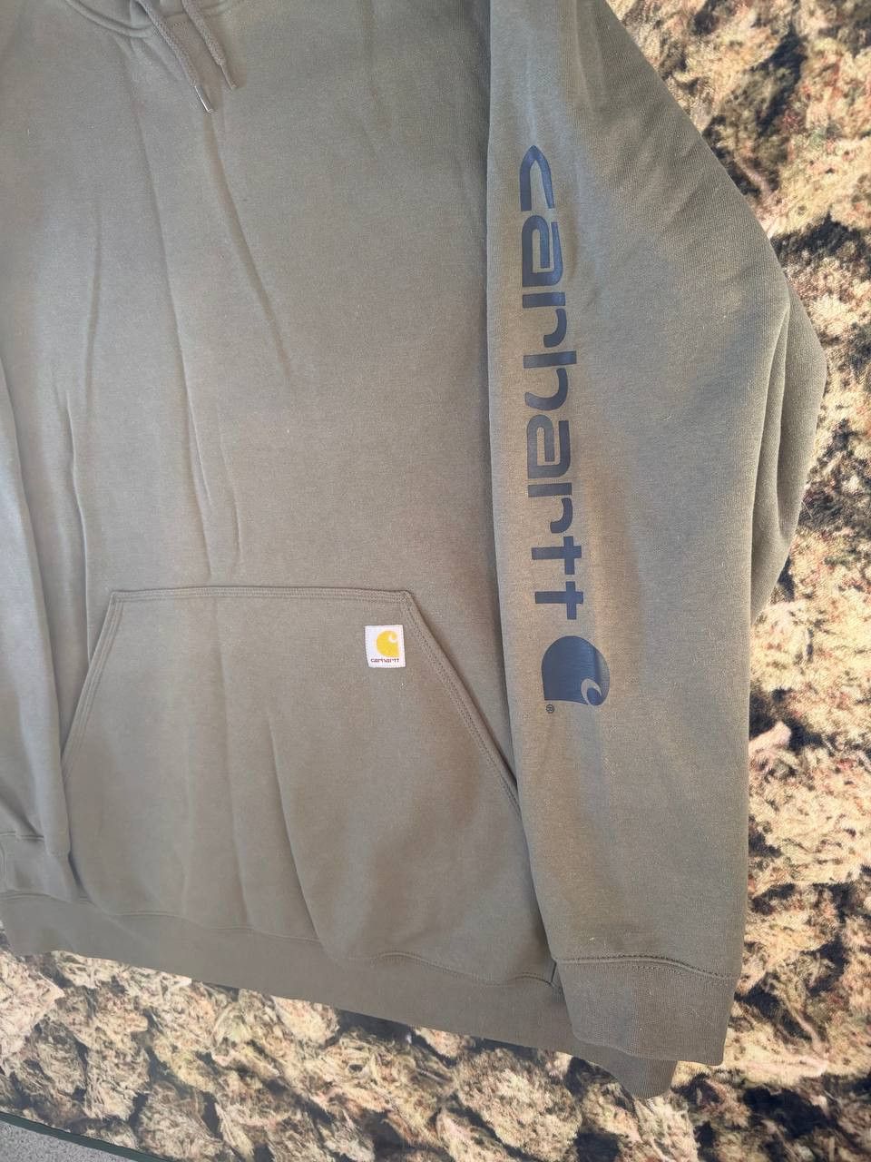 Carhartt Carhartt olive pull over hoodie Size US XXL / EU 58 / 5 - 3 Thumbnail