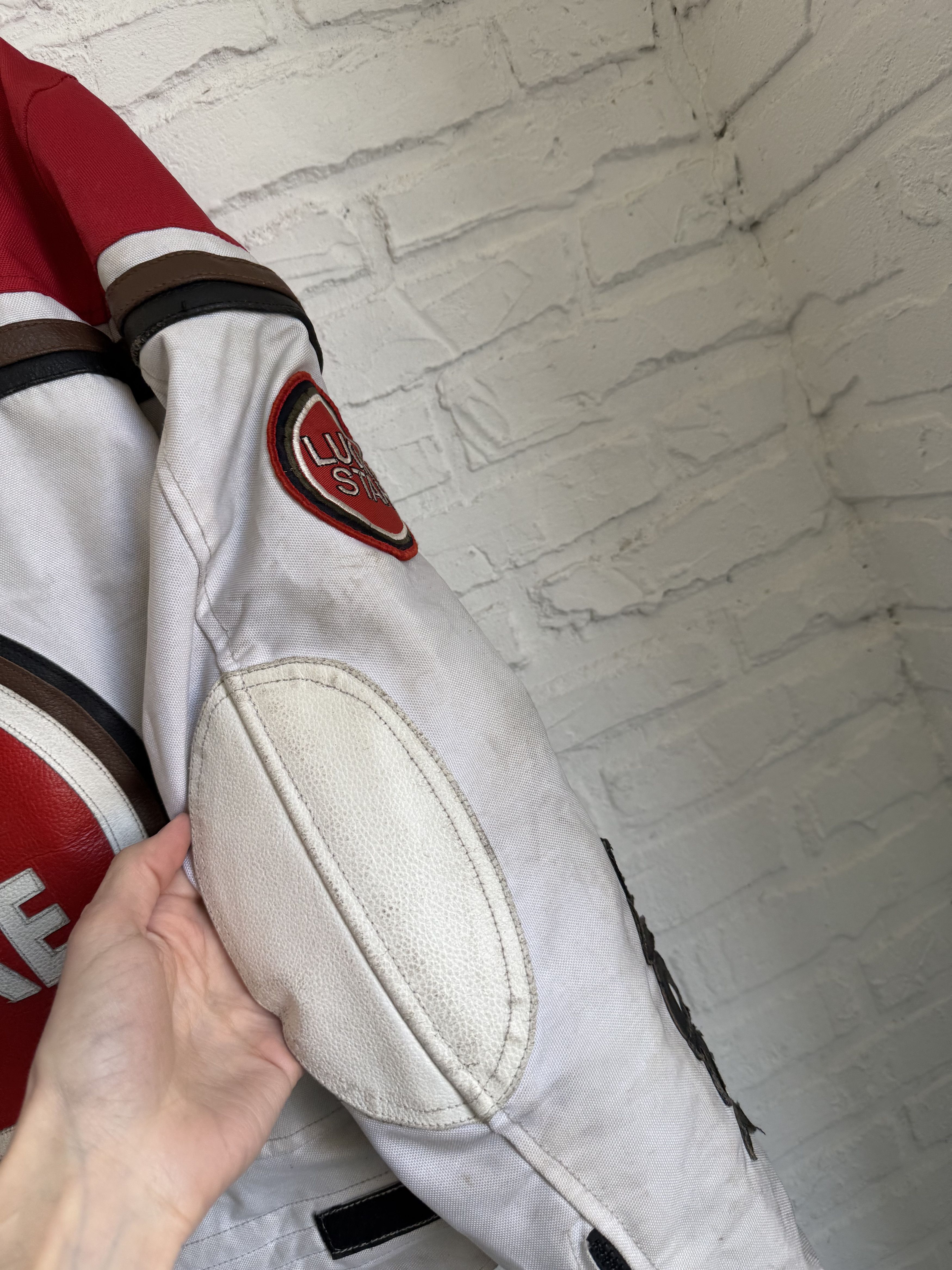 Vintage Vintage Lucky Strike Racing Jacket Moto Biker Leather Size US L / EU 52-54 / 3 - 18 Thumbnail