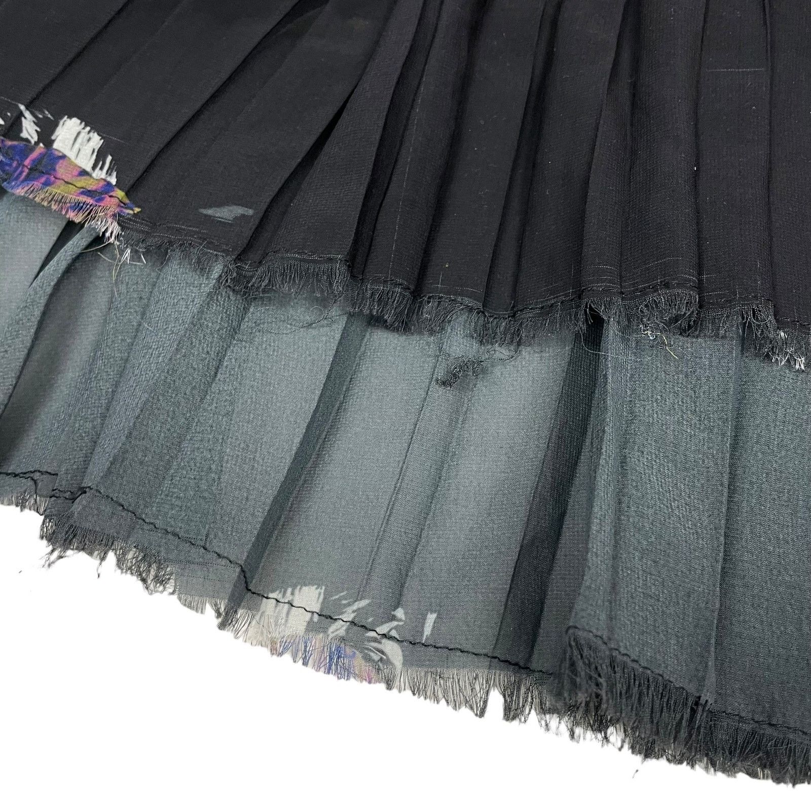 Acne Studios Acne Women's Black Polyester Pleated Pull On Flare Skirt 38 Size 38" / US 16 / IT 52 - 4 Thumbnail
