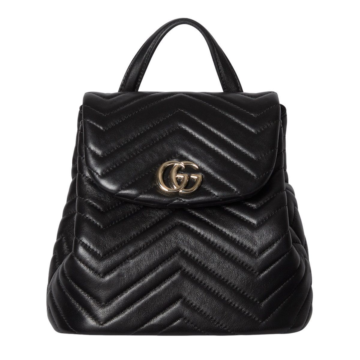 Gucci GUCCI GG Marmont Mini $2950 Black Backpack New & Authentic Size ONE SIZE - 1 Thumbnail
