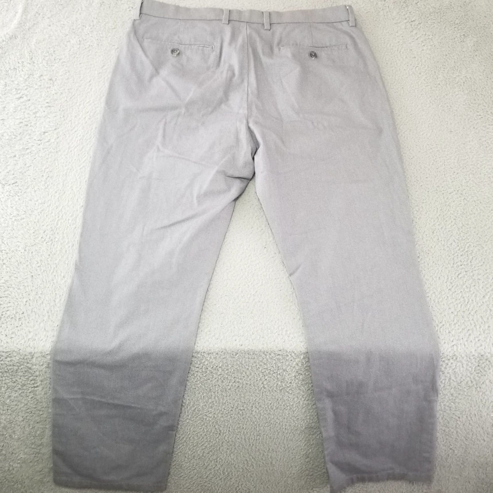 Old Navy Old Navy Mens Pants 36x30 Gray Chino Flat Front Straight Leg Regular Fit Belt Loops Casual Pants Size US 36 / EU 52 - 5 Thumbnail