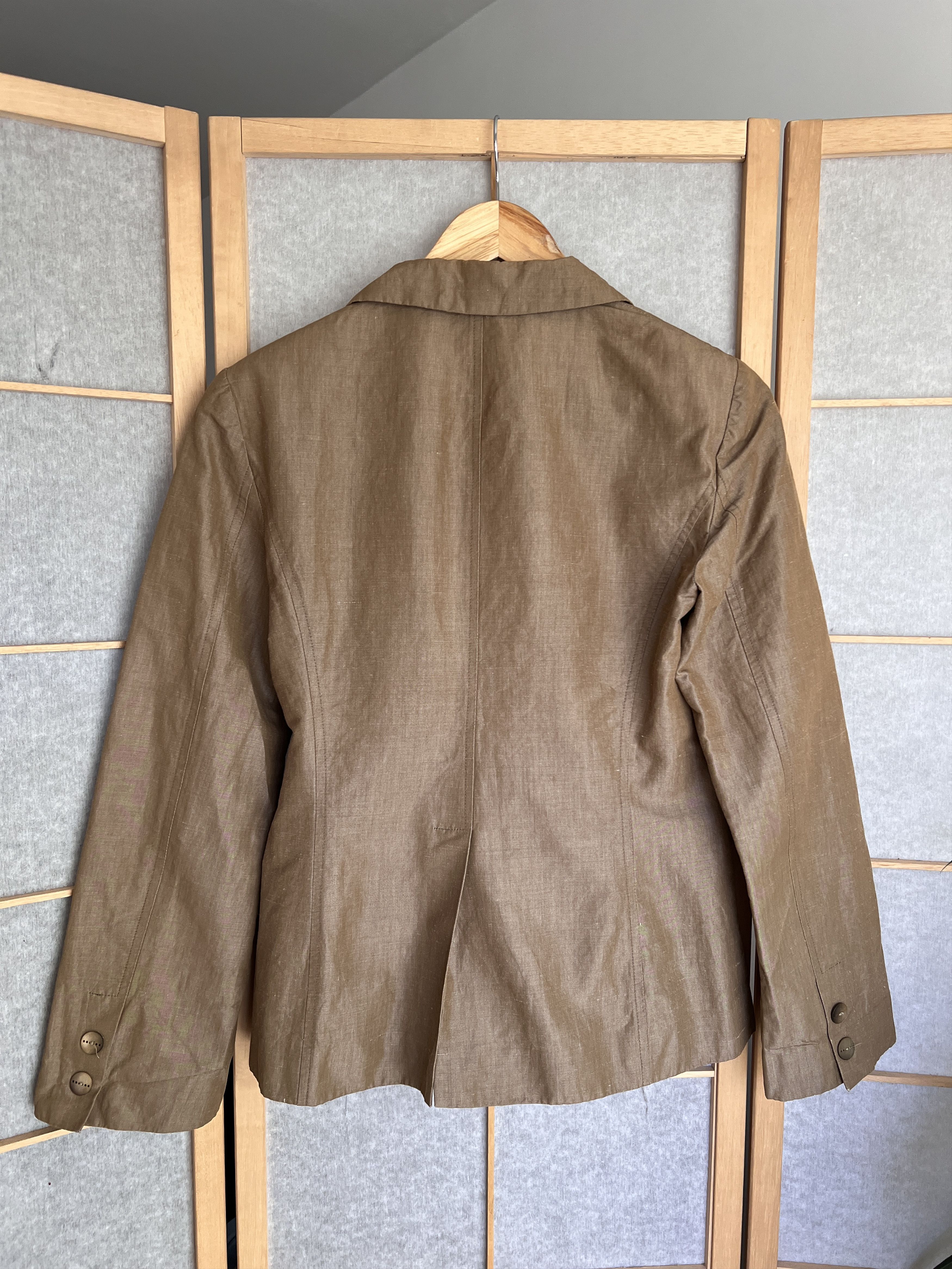 Kenzo Rare! Kenzo Jungle vintage 1990s rami blazer jacket luxury Size M / US 6-8 / IT 42-44 - 16 Thumbnail