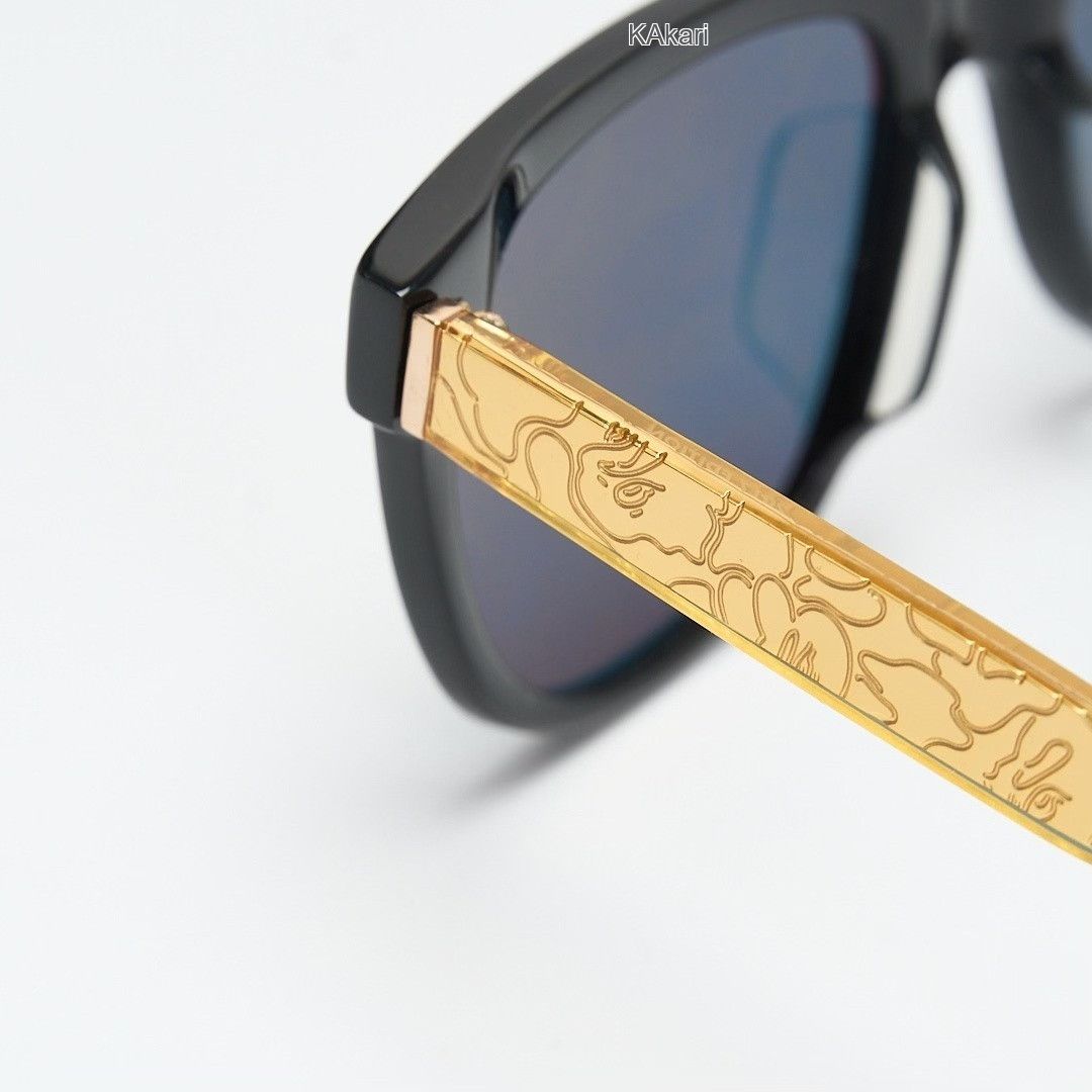 Bape Bape Black Gold Limited Sunglasses Size ONE SIZE - 8 Thumbnail