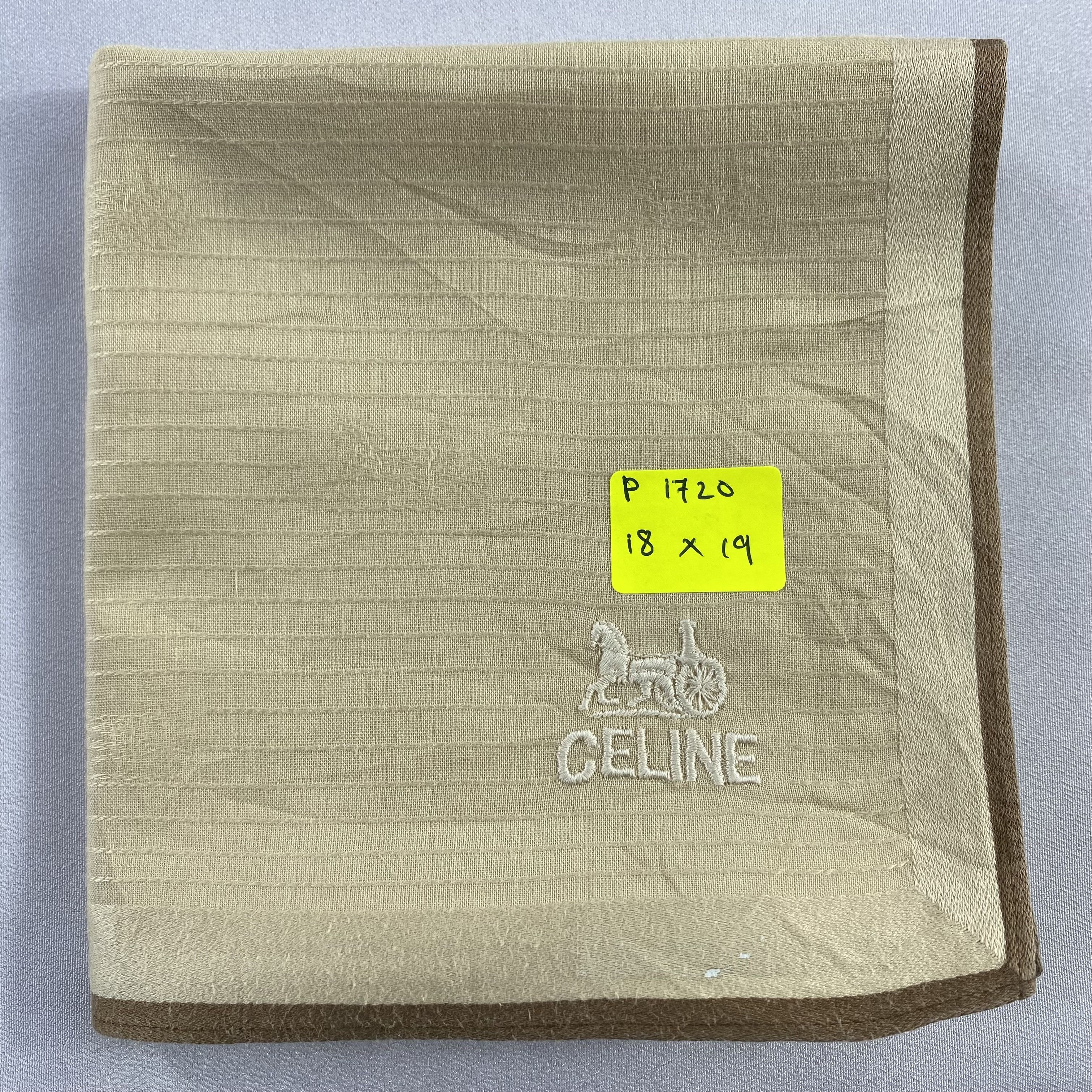 Celine × Vintage Celine Bandana/ Handkerchief / Neckerchief-P1720 Size ONE SIZE - 5 Thumbnail