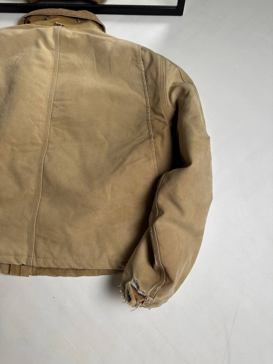 Carhartt 90s Dirty Trashed CARHARTT Duck Canvas Cropped Jacked Size US XL / EU 56 / 4 - 5 Thumbnail