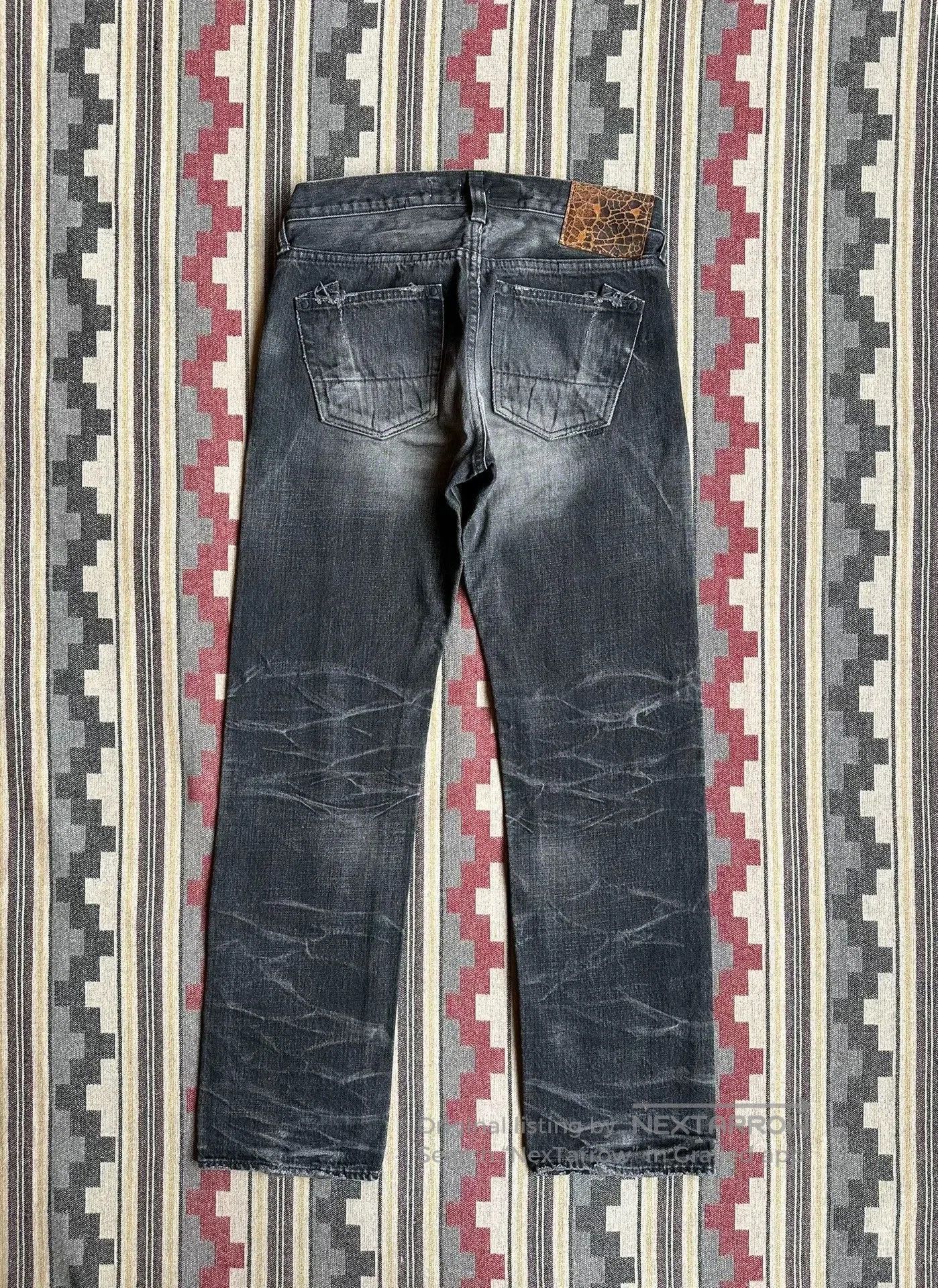 Prps Prps Noir P61P21VBL Black Jeans. Size US 32 / EU 48 - 2 Thumbnail