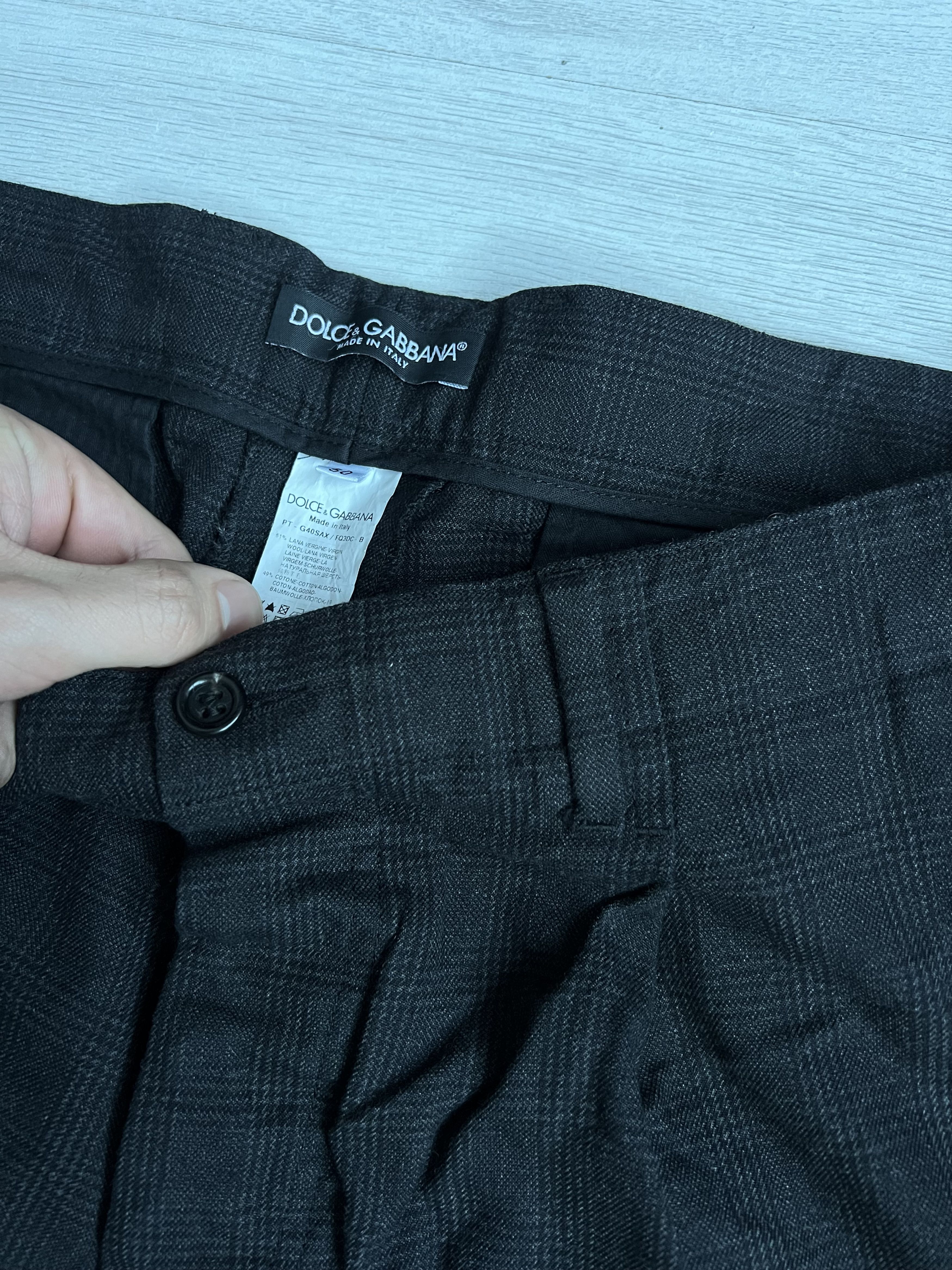 Dolce & Gabbana Dolce & Gabbana D&G men’s trousers pants dark gray size 50 Size US 34 / EU 50 - 2 Thumbnail