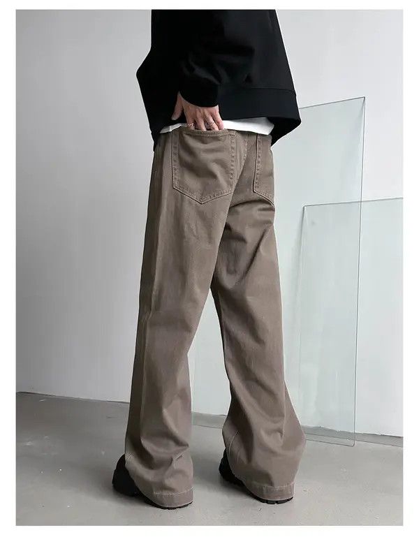 Japanese Brand Reia Vintage casual versatile loose straight Maillard jeans Size US 32 / EU 48 - 4 Thumbnail