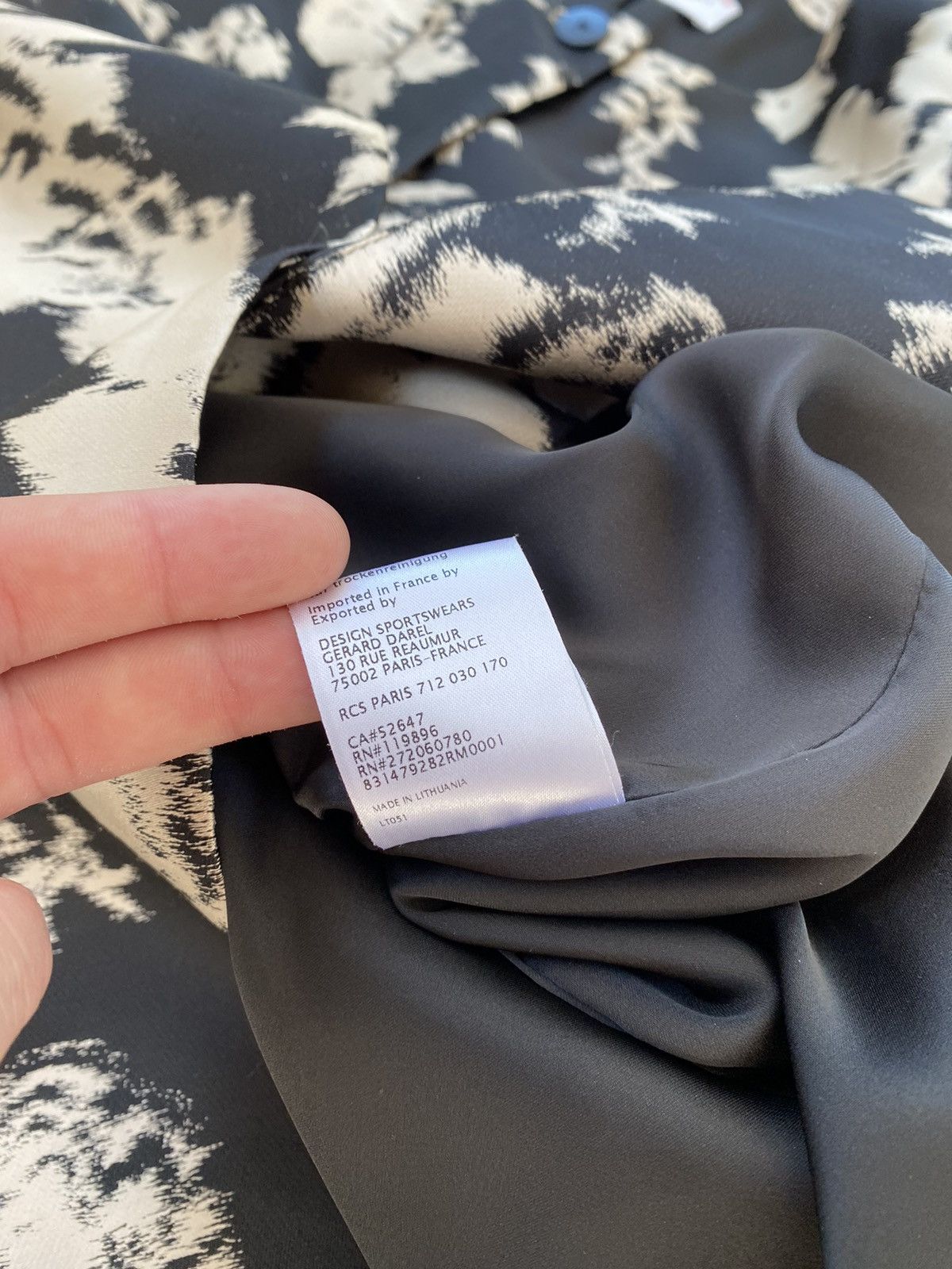 Gerard Darel Gerard Darel Paris Blend Silk Long Coat Floral Print Style Size M / US 6-8 / IT 42-44 - 18 Thumbnail