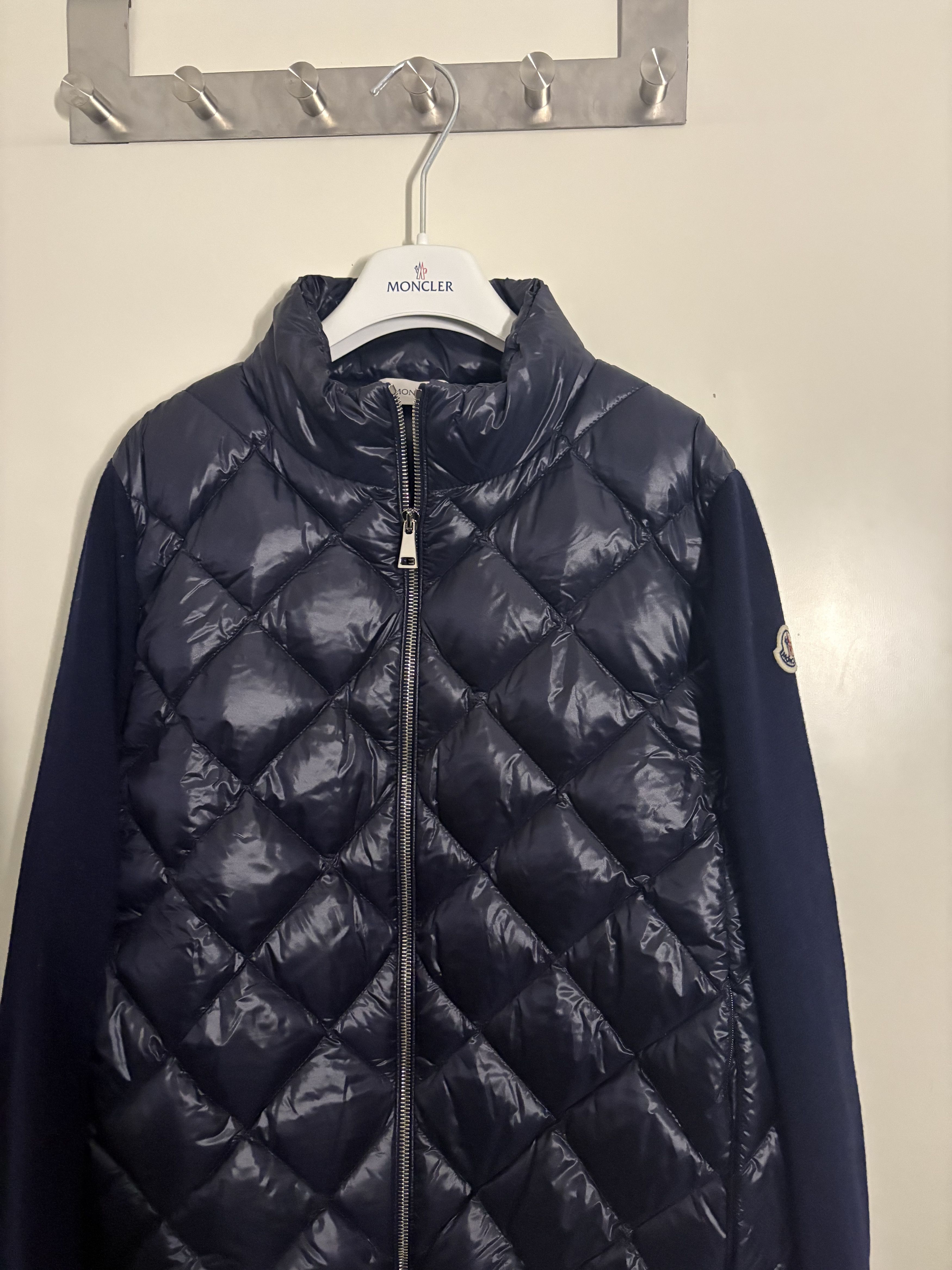 Moncler Moncler Down Cardigan Size M / US 6-8 / IT 42-44 - 2 Thumbnail