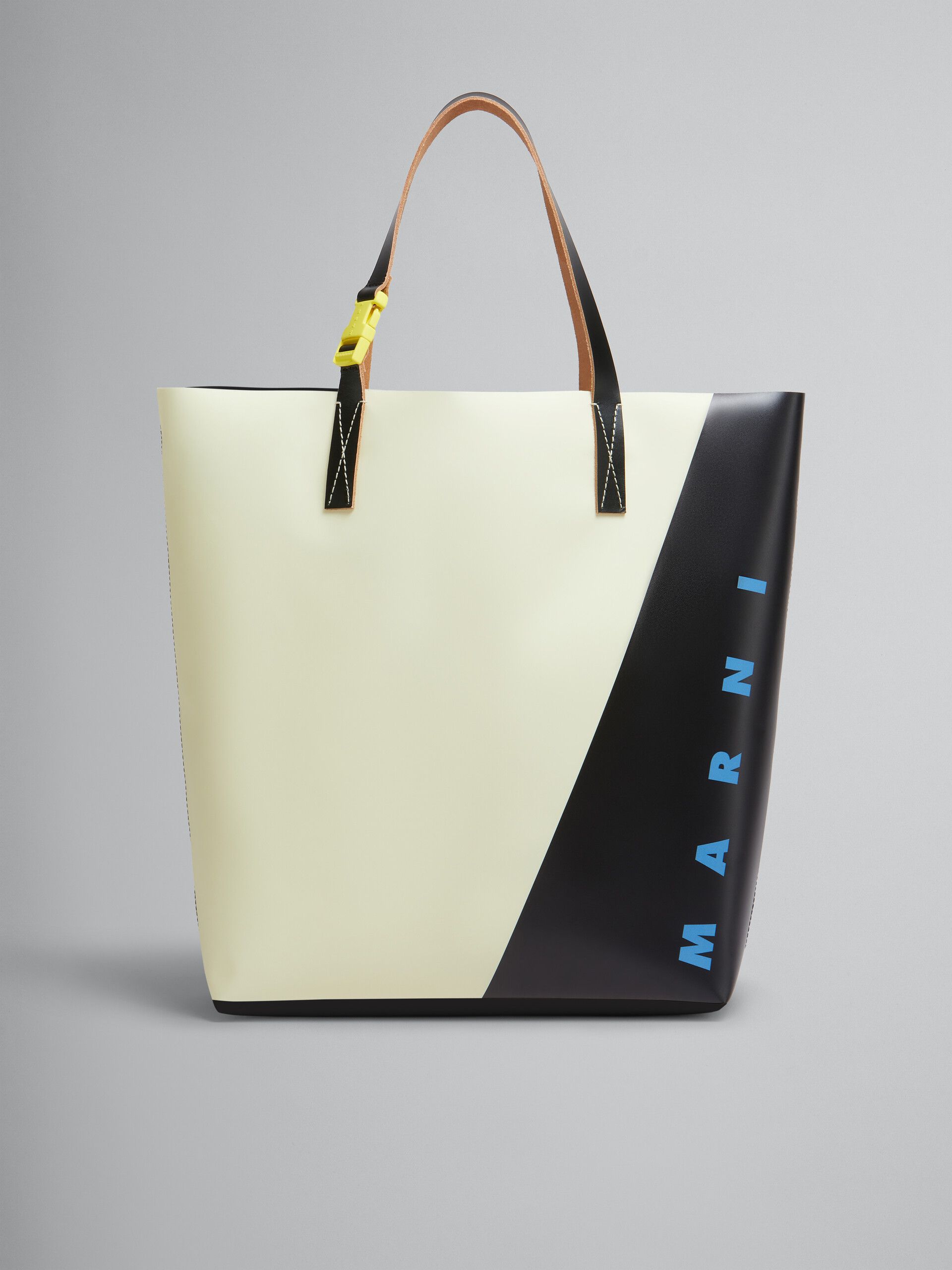 Marni o1s22i1n0924 Size: OS / Tribeca Tote Bag in White/Black Size ONE SIZE - 1 Thumbnail