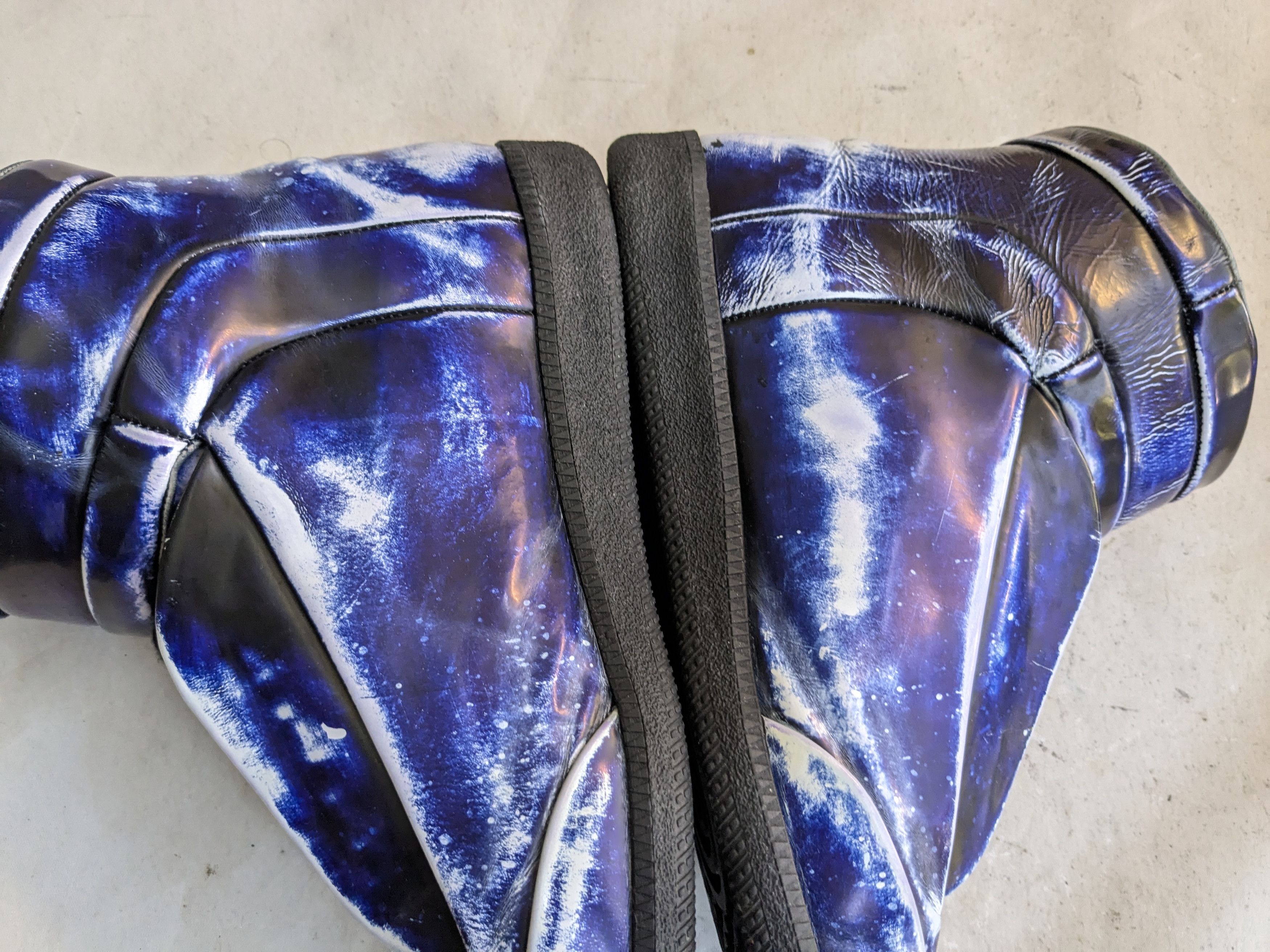 Maison Margiela Maison Margiela Future Blue Black 12 45 Leather High Tops Size US 11 / EU 44 - 10 Thumbnail