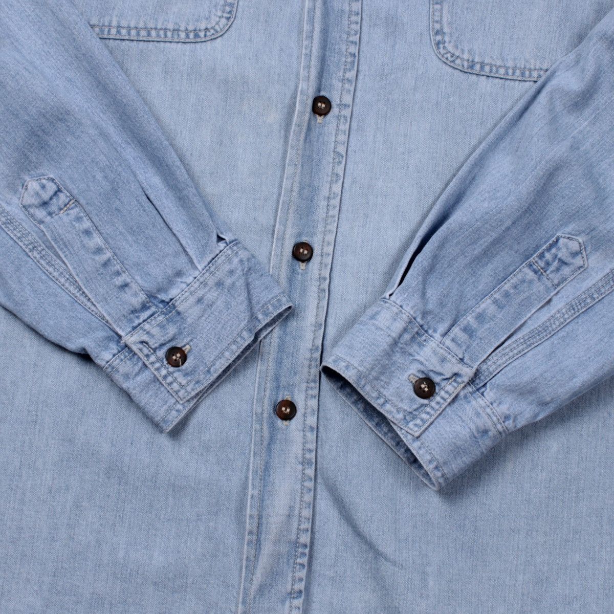 Levi's × Vintage LEVIS Vintage 3 in 1 Collar Guaranteed Jeans Denim Shirt Size US L / EU 52-54 / 3 - 11 Thumbnail
