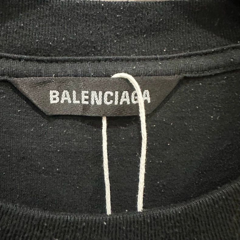 Balenciaga Balenciaga Seven Languages Black Short Sleeve, Size M 99 N Size US M / EU 48-50 / 2 - 3 Thumbnail