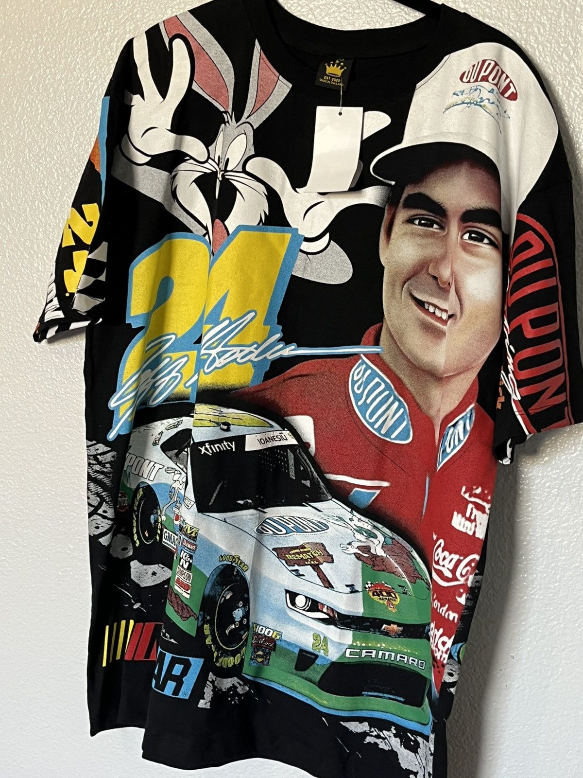 Other Jeff Gordan nascar AOP bugs bunny graphic shirt Size US XL / EU 56 / 4 - 2 Thumbnail