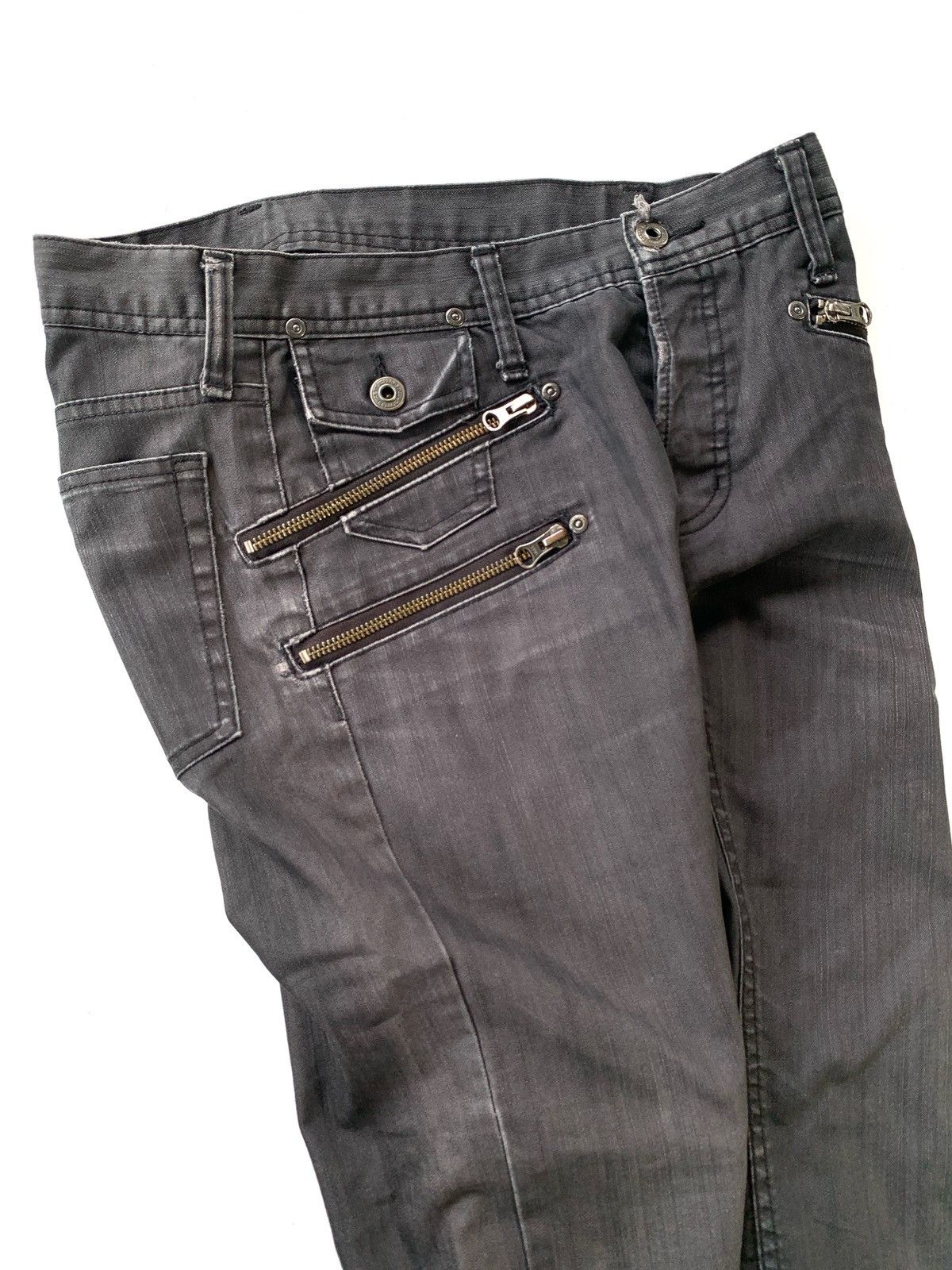 If Six Was Nine × Japanese Brand × Le Grande Bleu (L.G.B.) 2000s Japanese Brand Edge Rupert Zipper Pants Size US 30 / EU 46 - 2 Thumbnail