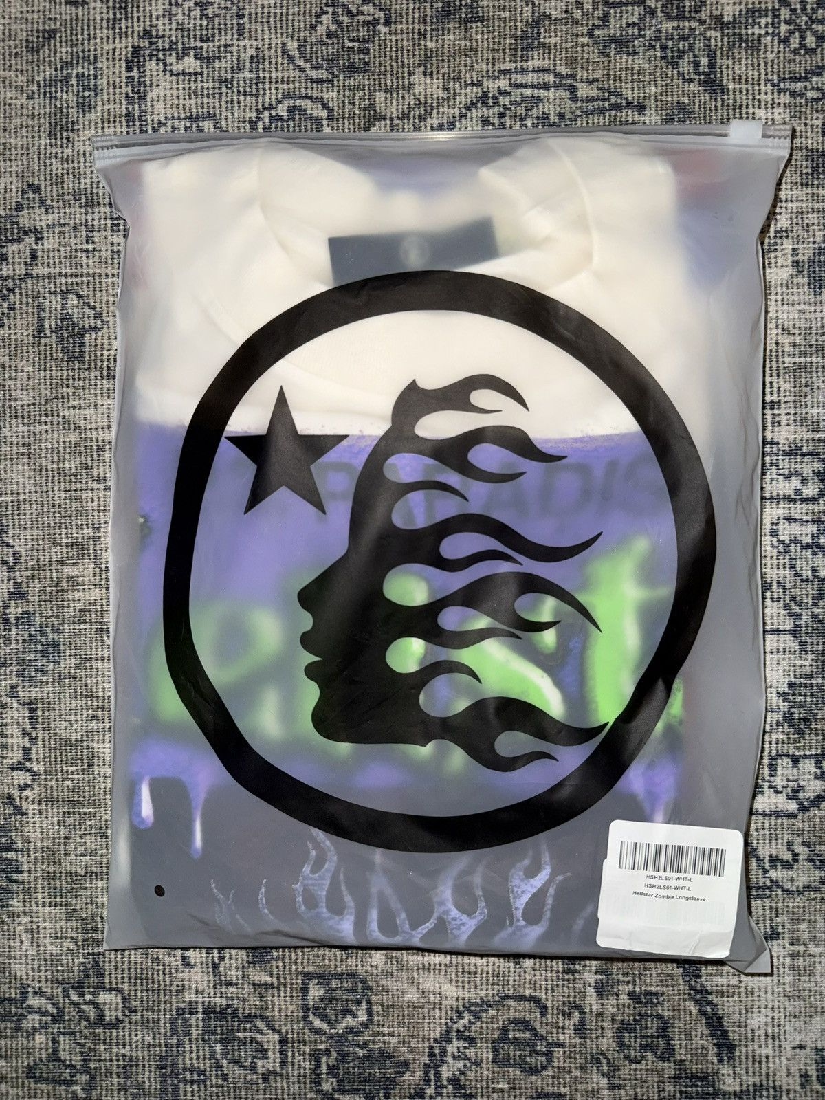 HELLSTAR Hellstar Horror Book “Zombie” Long Sleeve T-shirt Size US L / EU 52-54 / 3 - 8 Thumbnail