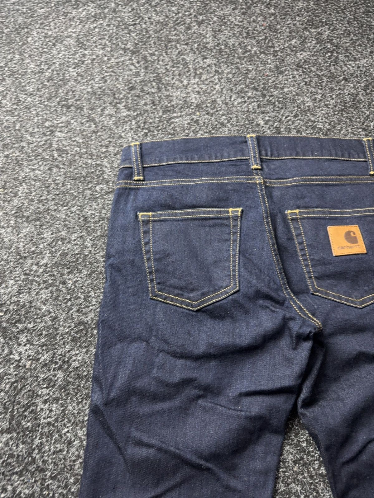 Carhartt 00s Carhartt Rebel Pant Raw Indigo Denim Workwear Jeans Size US 28 / EU 44 - 15 Thumbnail