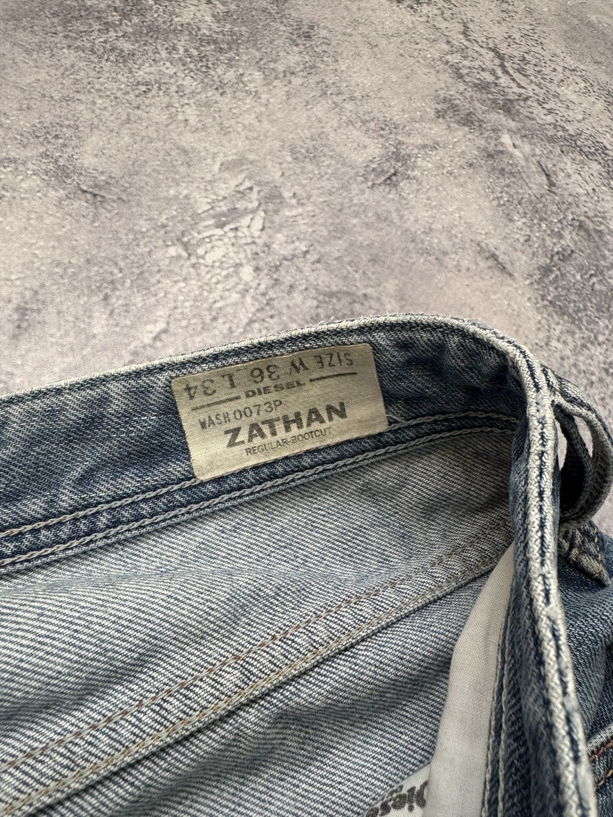 Diesel Vintage Diesel Jeans Baggy Distressed Flared Size US 36 / EU 52 - 10 Thumbnail