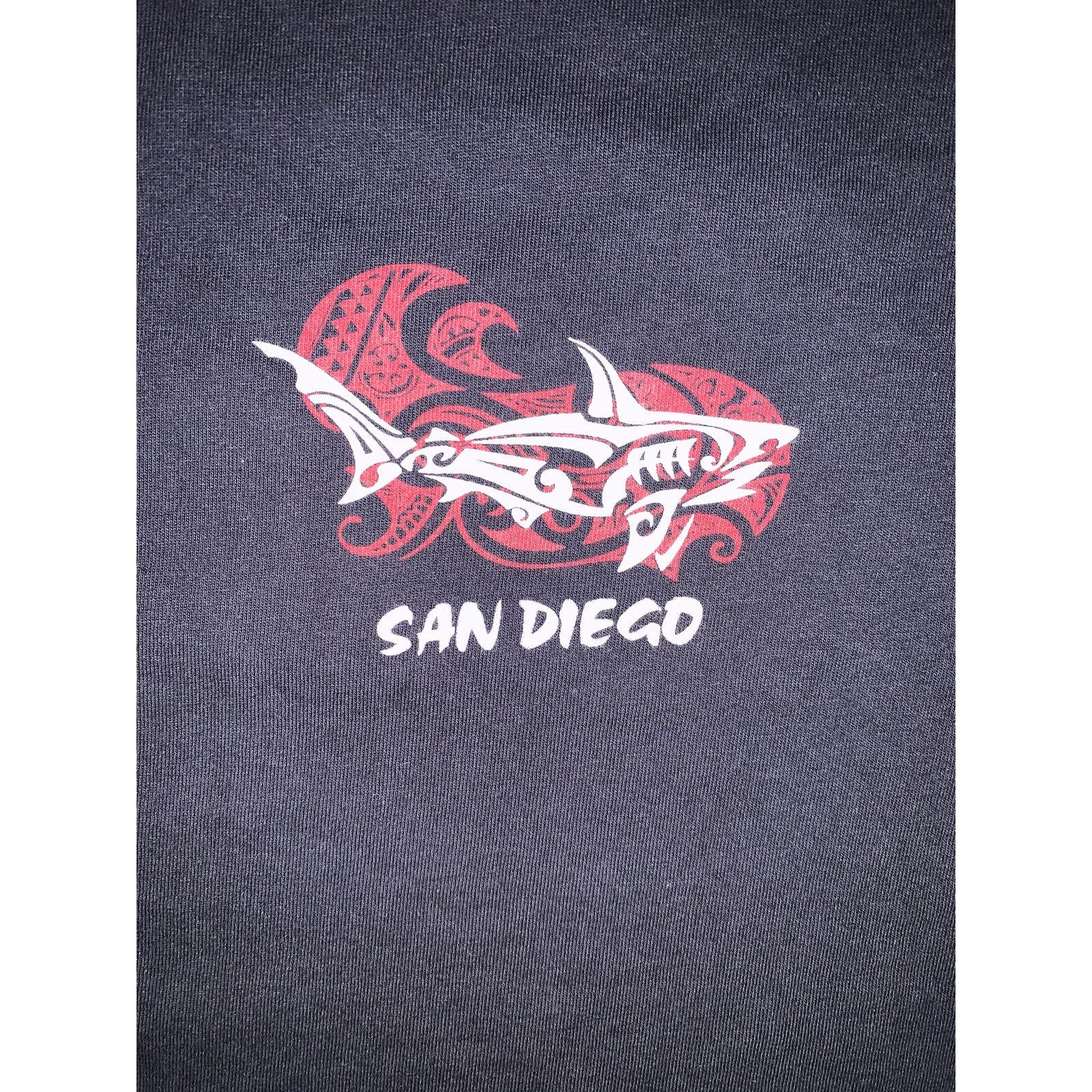 Other × Vintage Vintage Tribal Shark San Diego T Shirt Black Surf Y2K Medium Size US M / EU 48-50 / 2 - 1 Thumbnail