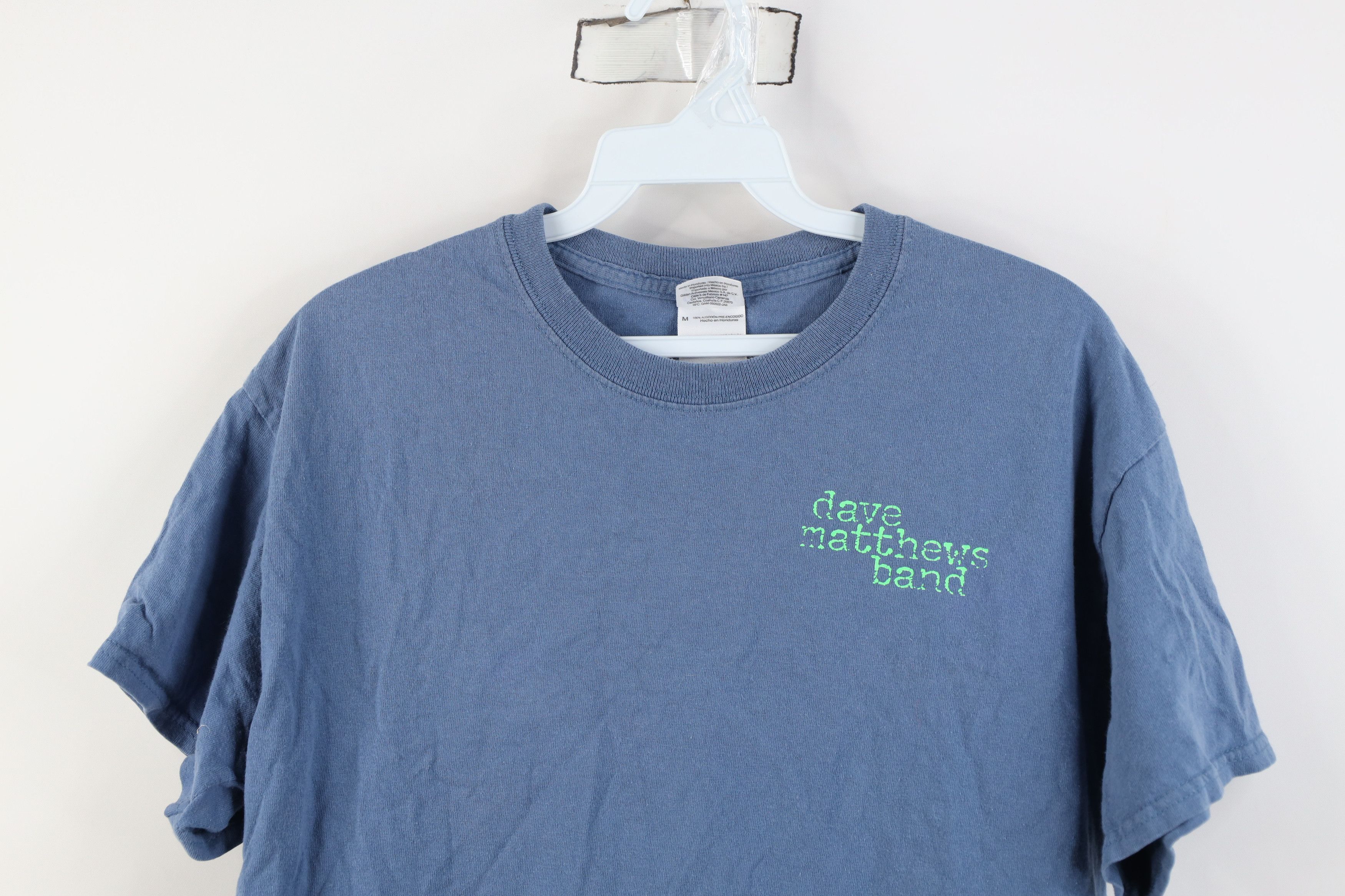 Vintage Vintage 90s Tree Dave Matthews Band T-Shirt Blue DMB Size US M / EU 48-50 / 2 - 2 Thumbnail