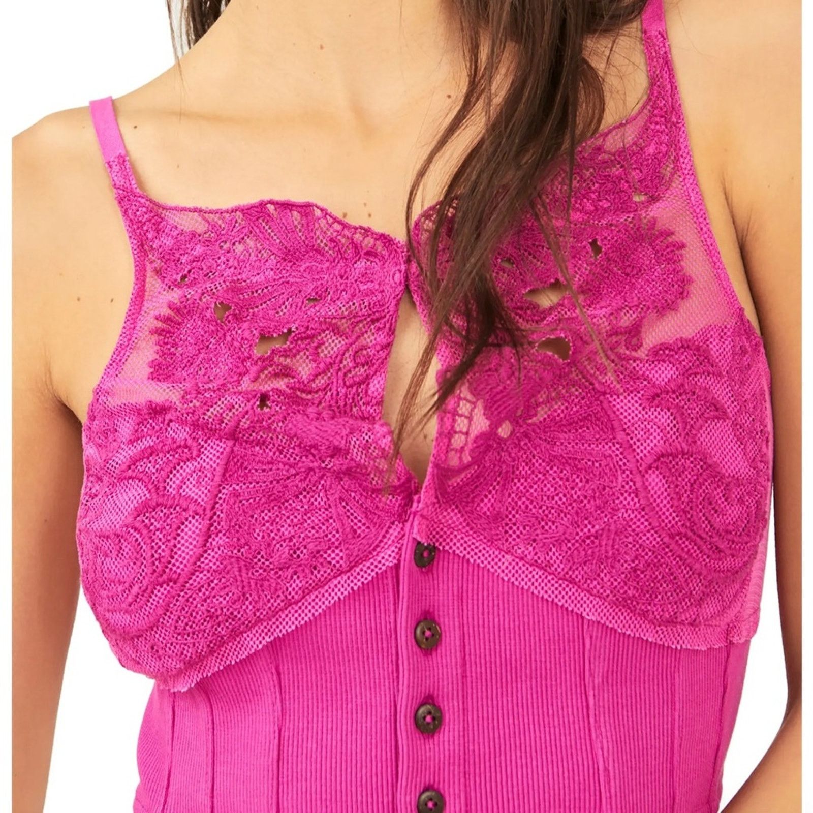 Free People NWT Free People Have My Heart Crop Camisole Size Small Size S / US 4 / IT 40 - 5 Thumbnail