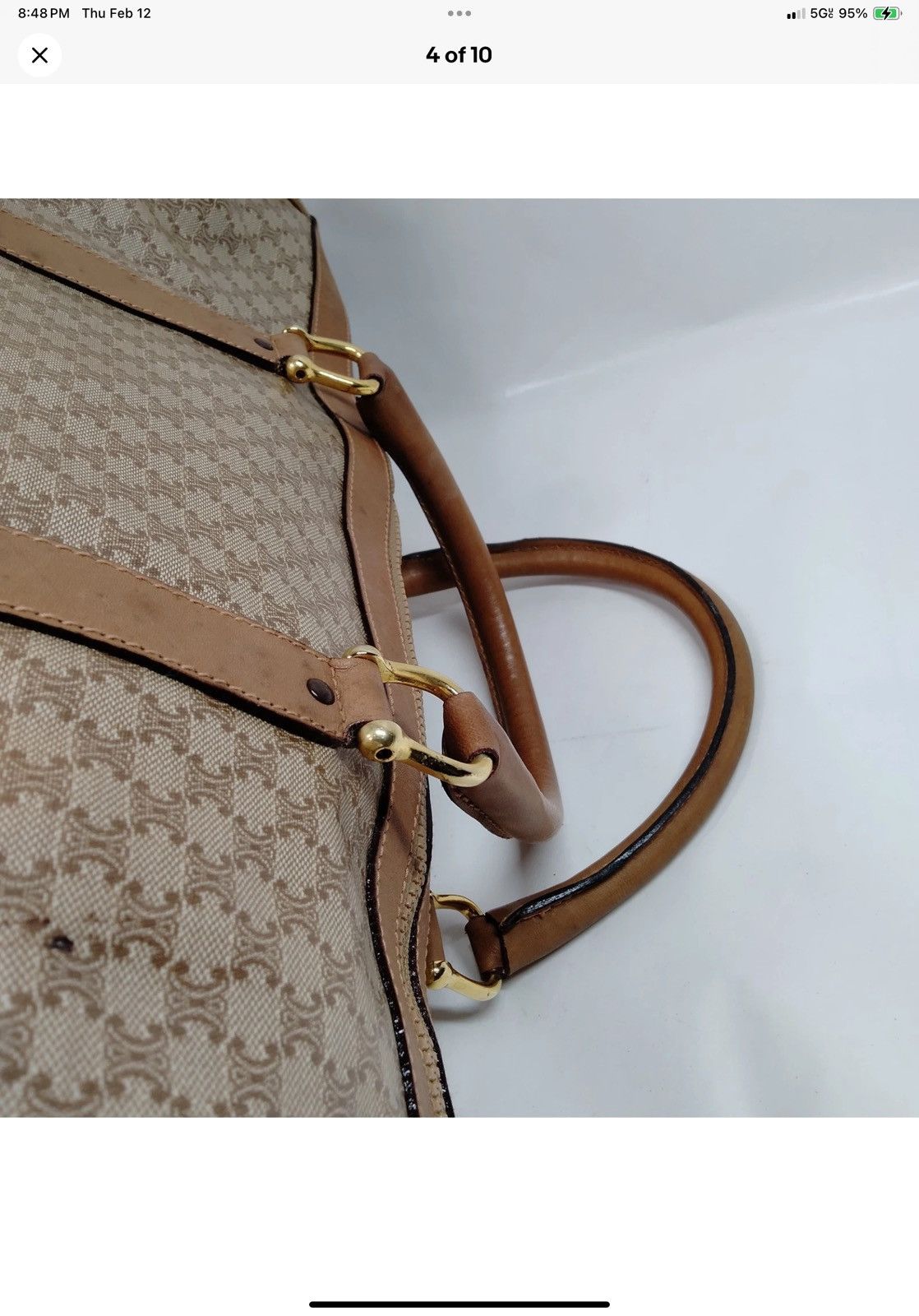 Celine Vintage Celine Duffle bag/Carry On Size ONE SIZE - 4 Thumbnail