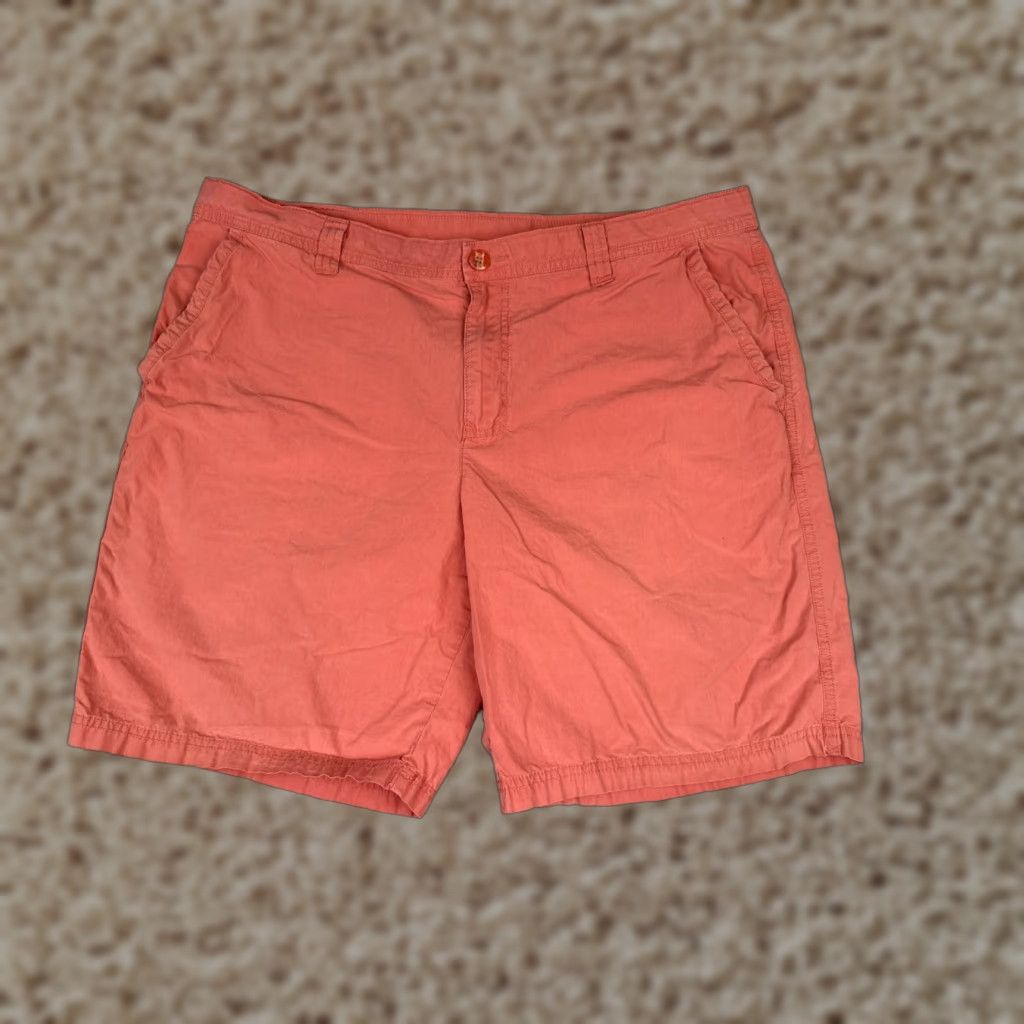 Vintage Columbia Men Shorts 38 Pink Chino 100% Cotton Shell Casual 38x10 Size US 38 / EU 54 - 1 Thumbnail
