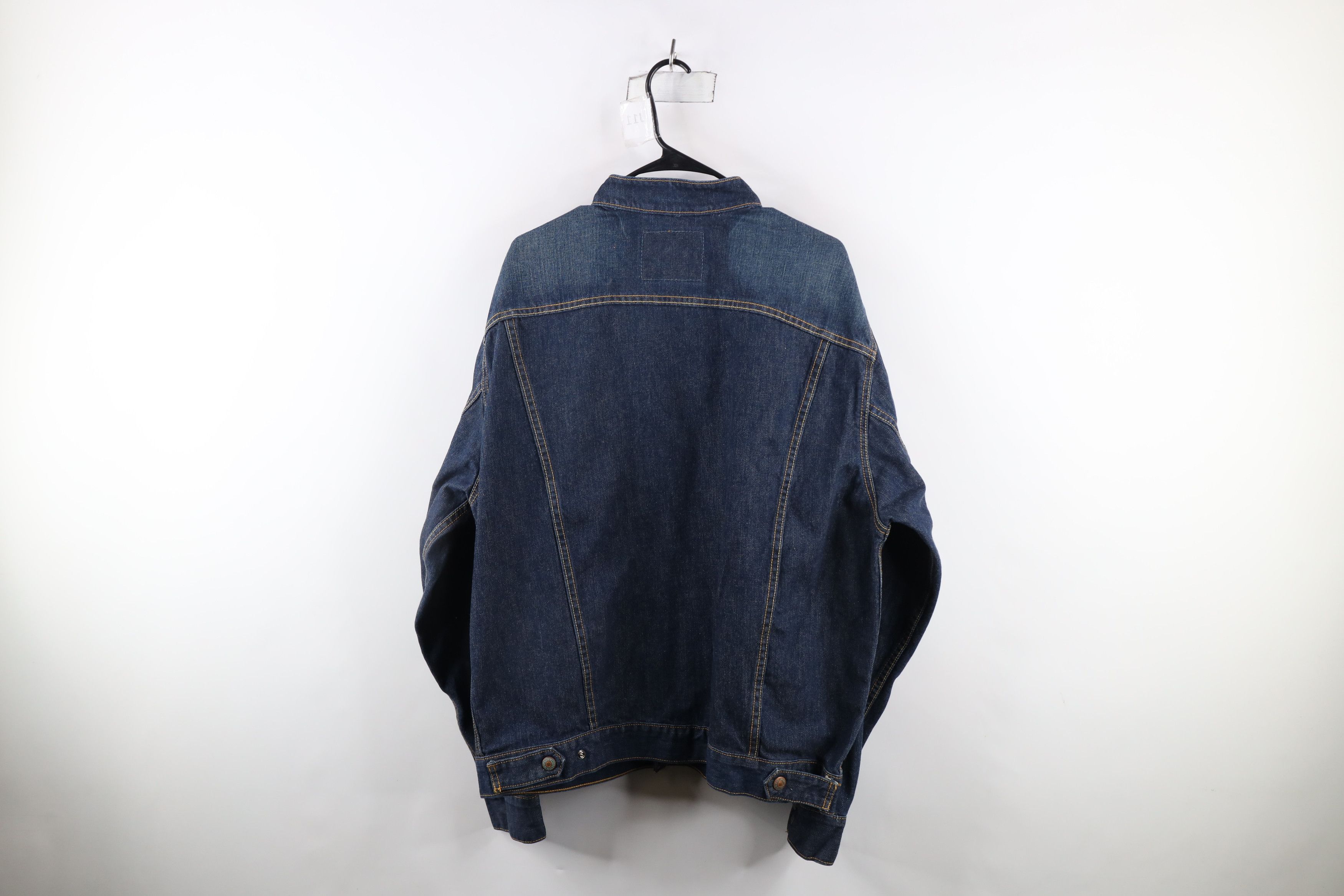 Levi's × Vintage Vintage Y2K Levis Rider Denim Jean Trucker Jacket Coat Blue Size US XL / EU 56 / 4 - 14 Thumbnail