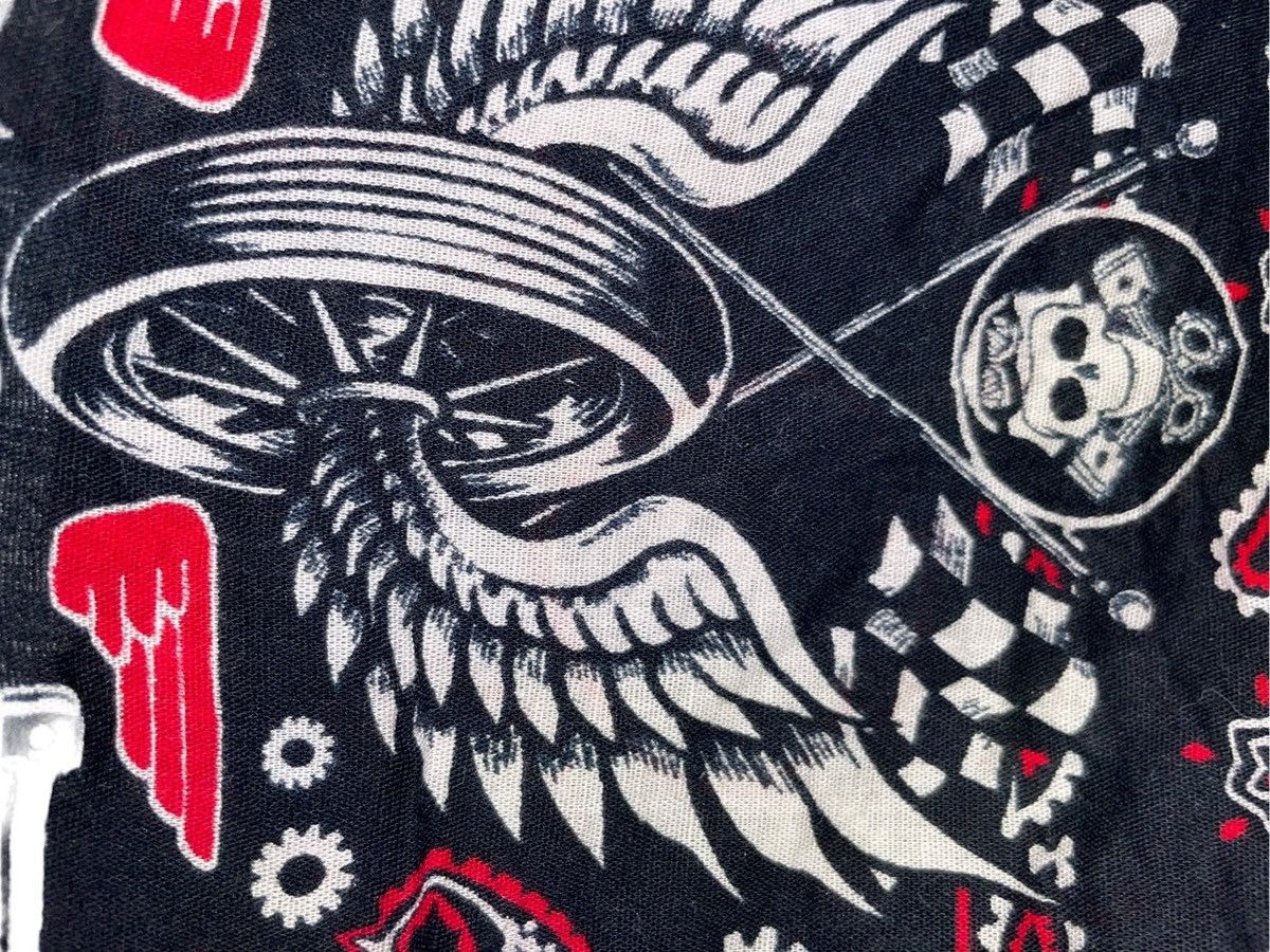 Vintage Vintage 70’s Trunk Up Motorcycle Authentic Bandana!! Rare Size ONE SIZE - 7 Thumbnail