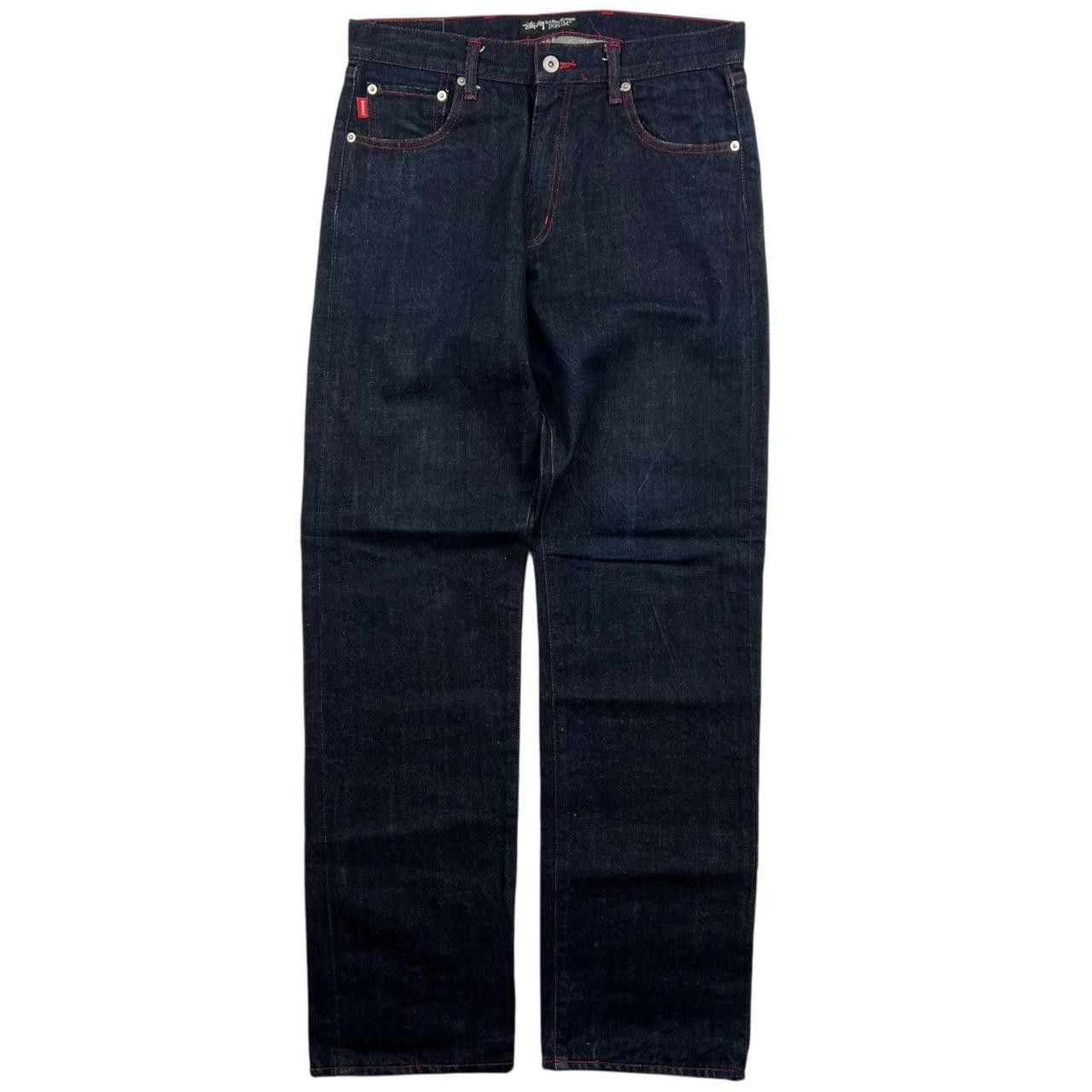Stussy Vintage 2000s Stussy x Futura Laboratories Jeans - Waist 33 Size US 33 - 2 Thumbnail