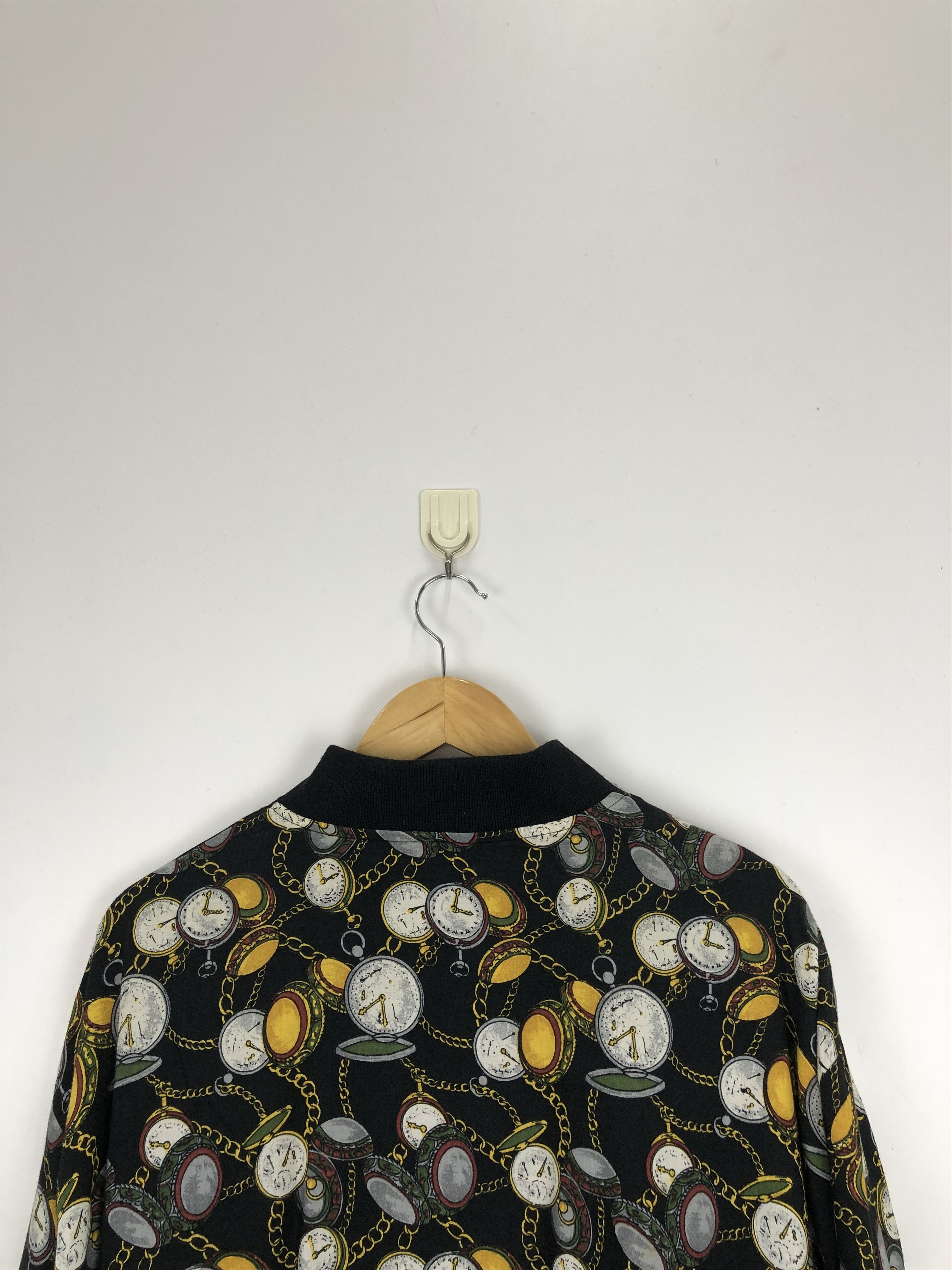 Japanese Brand × Vintage Vintage Japanese Brand Stop Watch Design Zipper Jacket Size US XL / EU 56 / 4 - 4 Thumbnail