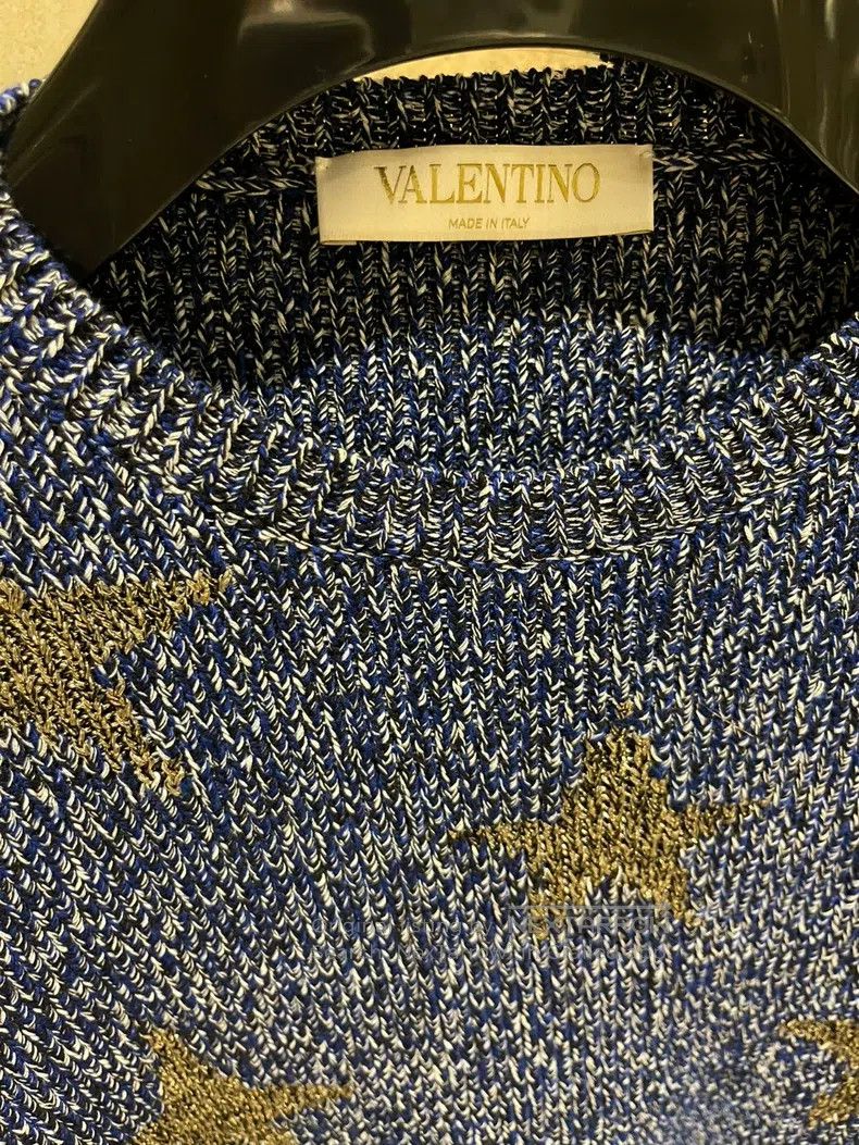 Valentino Valentino Pale gold star pattern Size M / US 6-8 / IT 42-44 - 2 Thumbnail