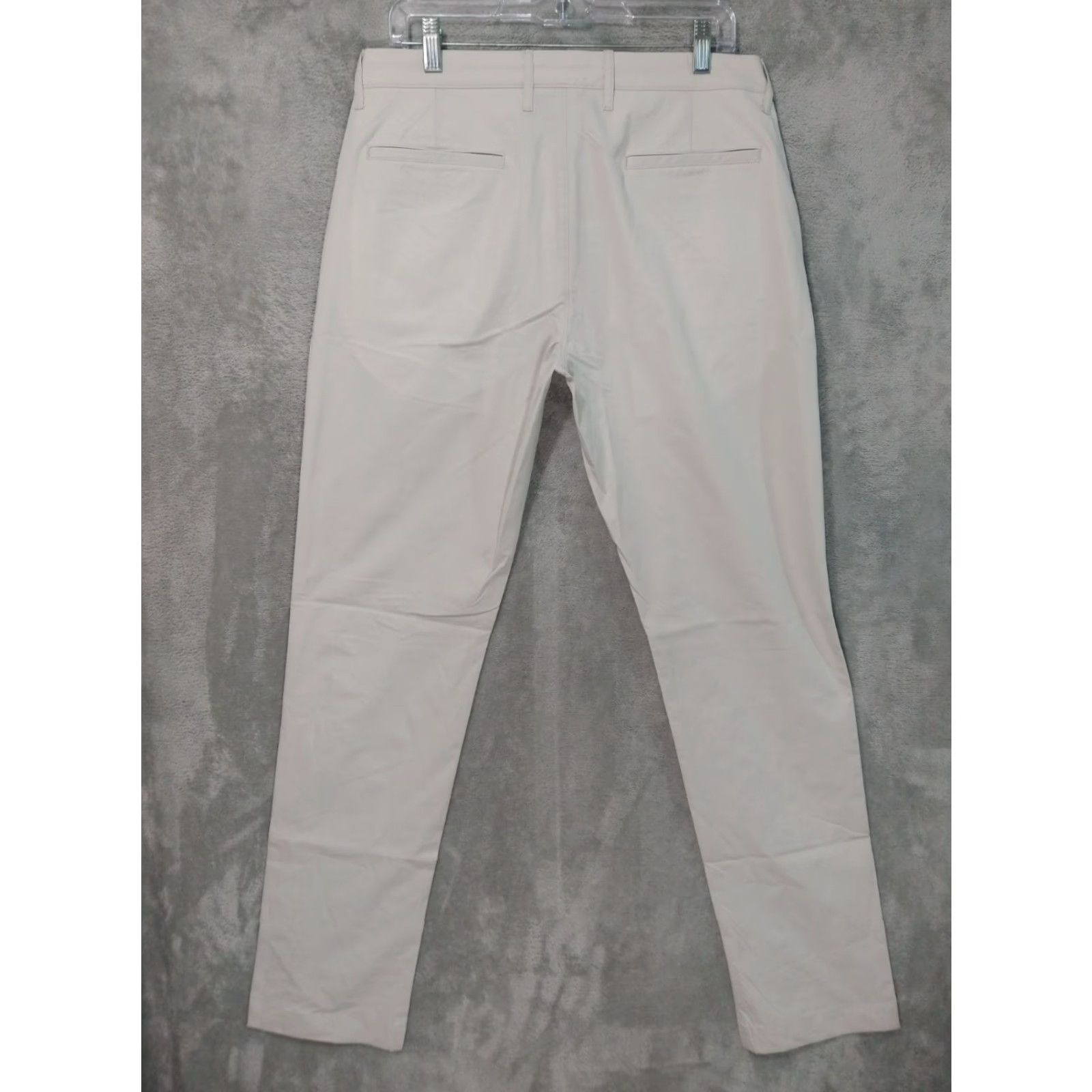 J.Crew J.CREW Pants Men 32x34 Beige Tech Chino Performance Stretch Straight Leg Flat Front Casual Workwear City 90s Mens Size US 32 / EU 48 - 2 Thumbnail