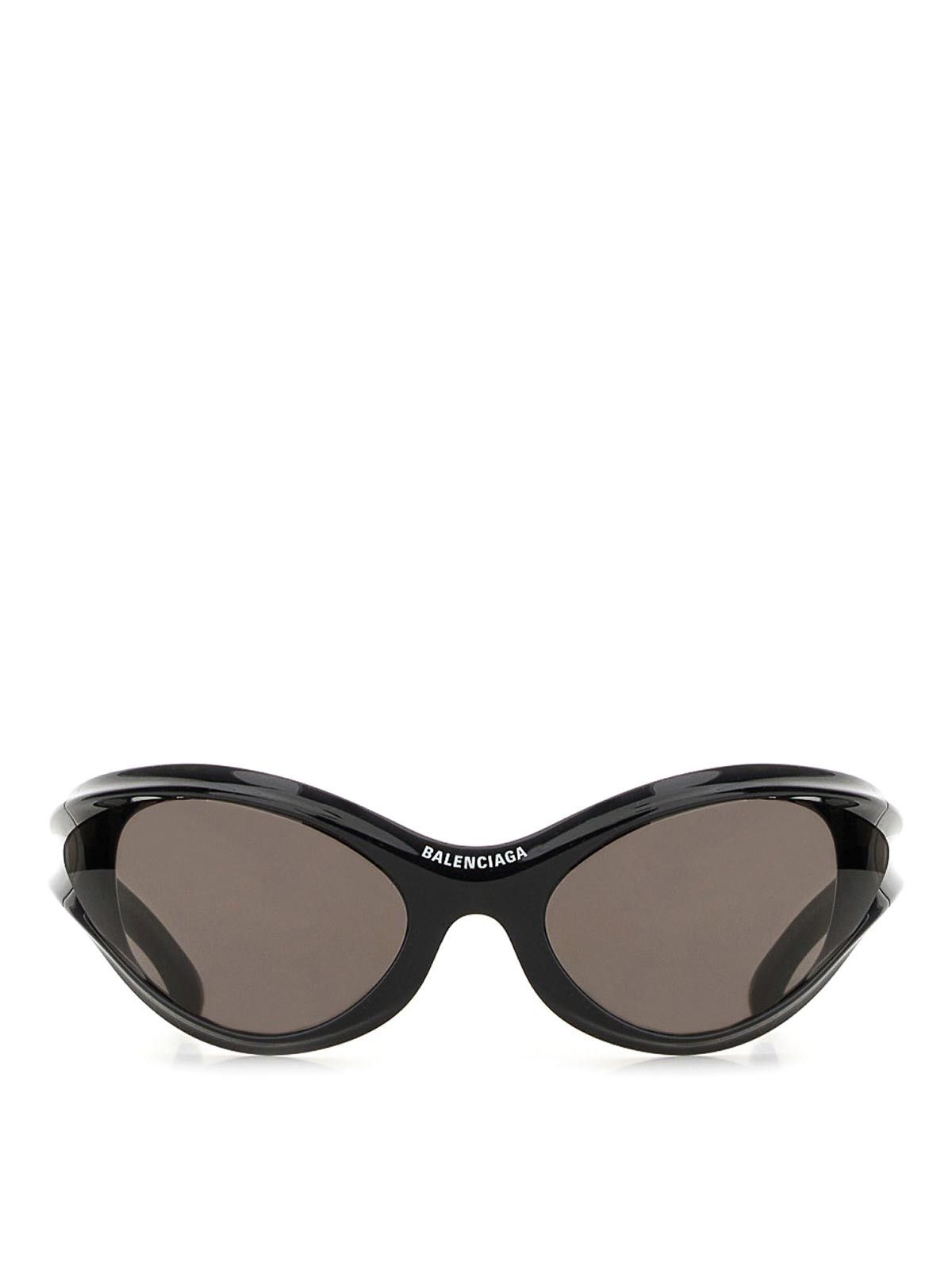 Balenciaga o1s1wg110126 Size: OS / Dynamo Round Sunglasses in Black Size ONE SIZE - 1 Thumbnail