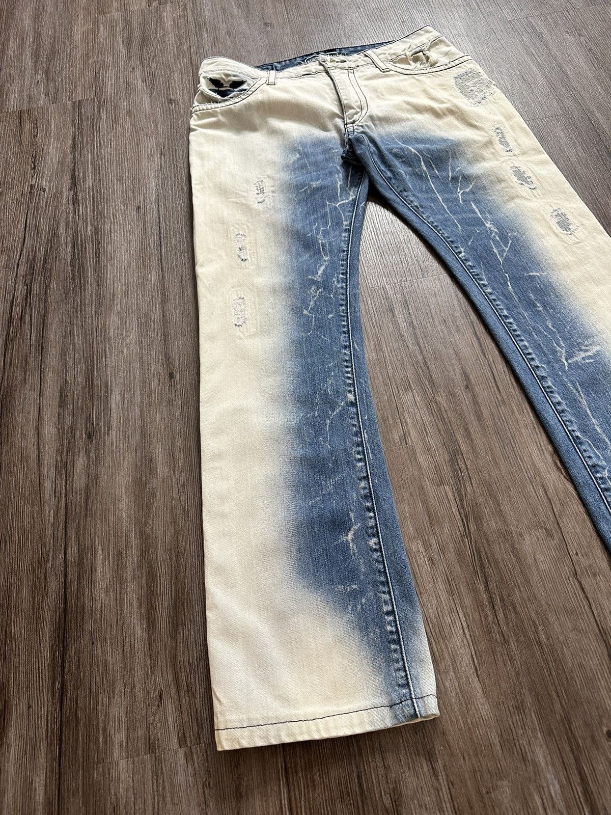 Robins Jeans 🔥Robin’s Jeans🔥 Bleached and Dyed Denim Jeans Size US 31 - 4 Thumbnail