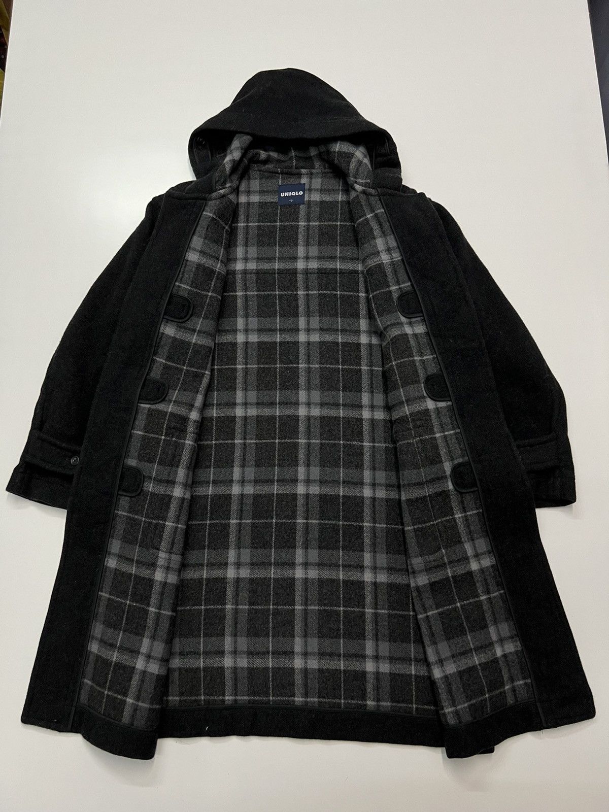 Japanese Brand UNIQLO DUFFLE COAT WITH HOODIE SIZE L Size US L / EU 52-54 / 3 - 6 Thumbnail
