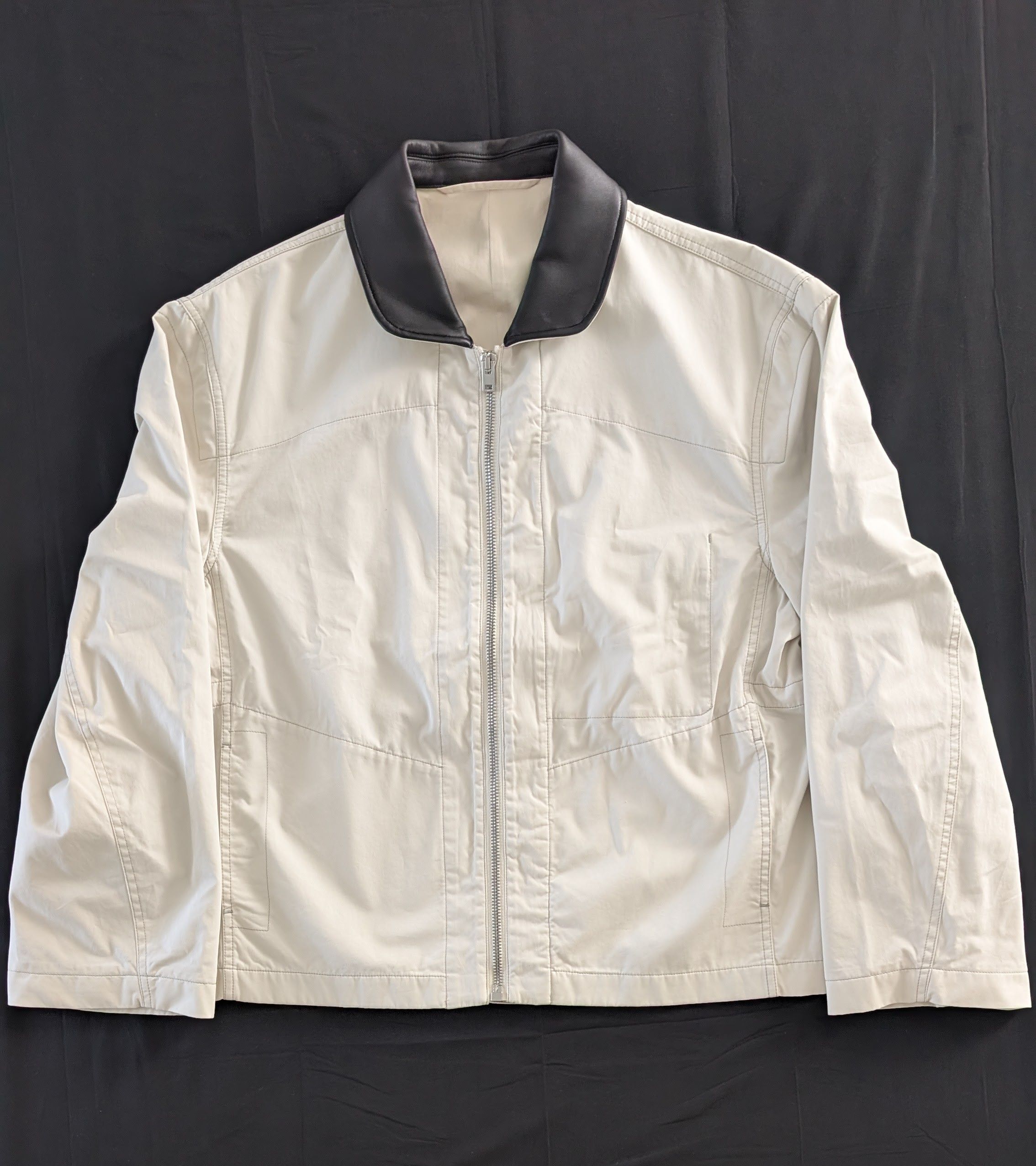 Lemaire Stand Collar Overshirt Zinc Size 44 22AW | Grailed