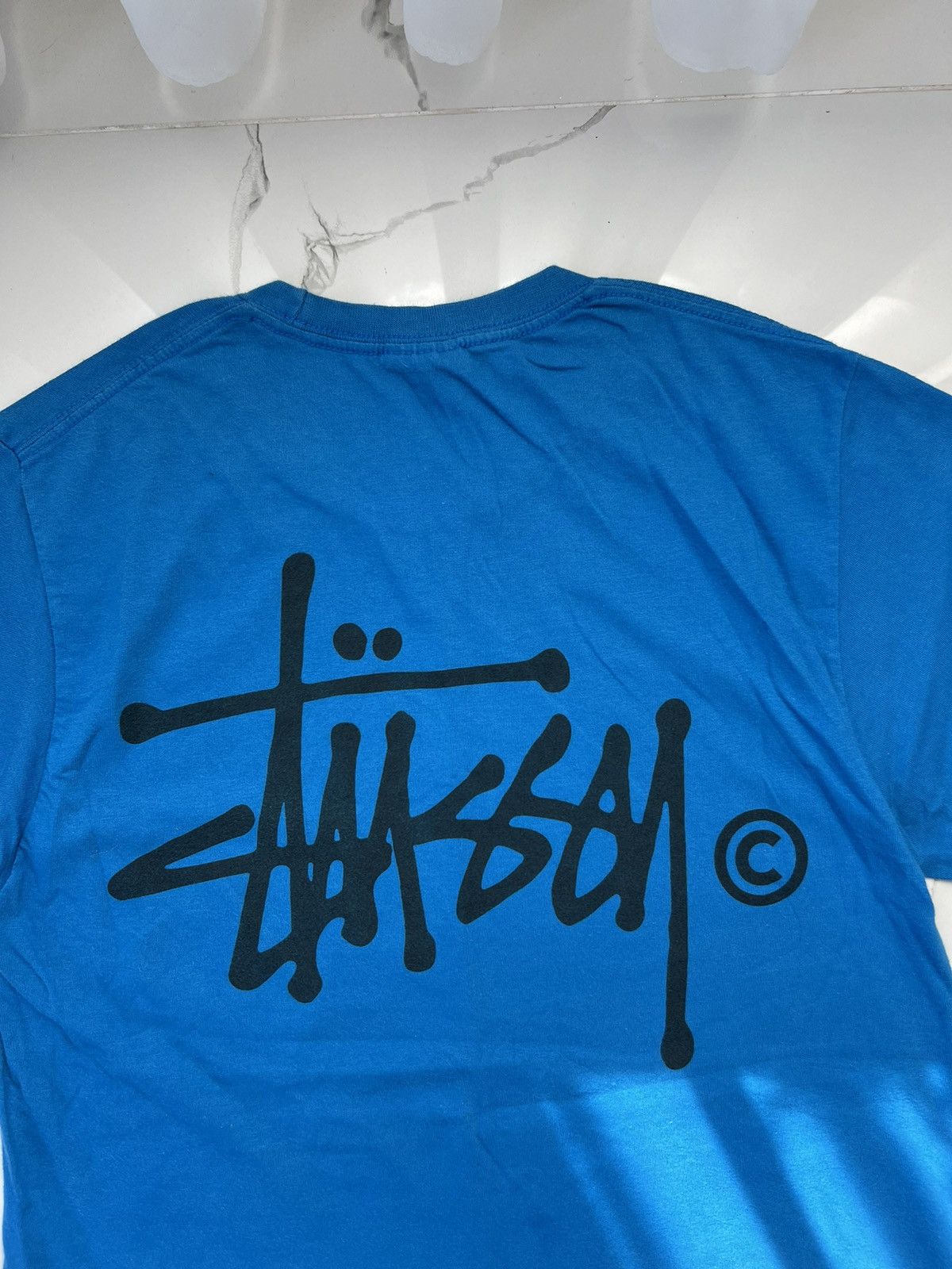 Stussy × Vintage 90's STUSSY BIG LOGO RARE Y2K TEE ARCHIVE Size US S / EU 44-46 / 1 - 3 Thumbnail