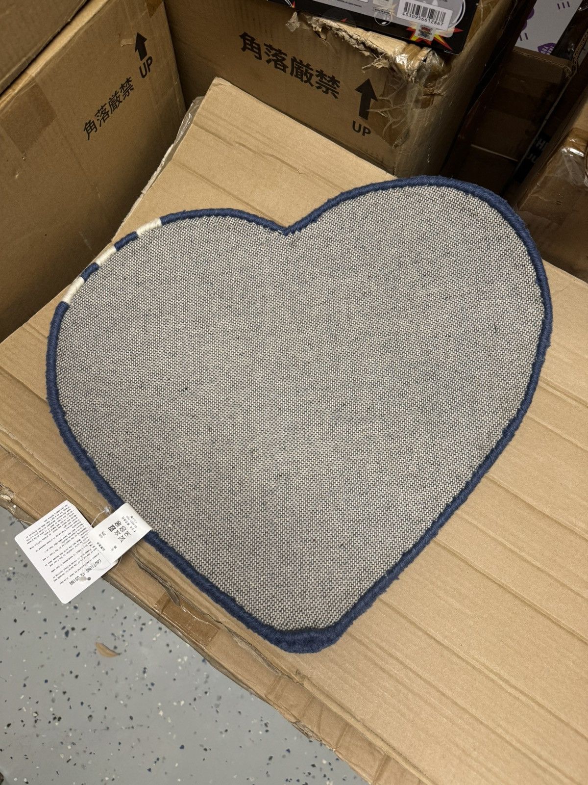 Human Made Human Made Heart Rug Small blue Size ONE SIZE - 3 Thumbnail