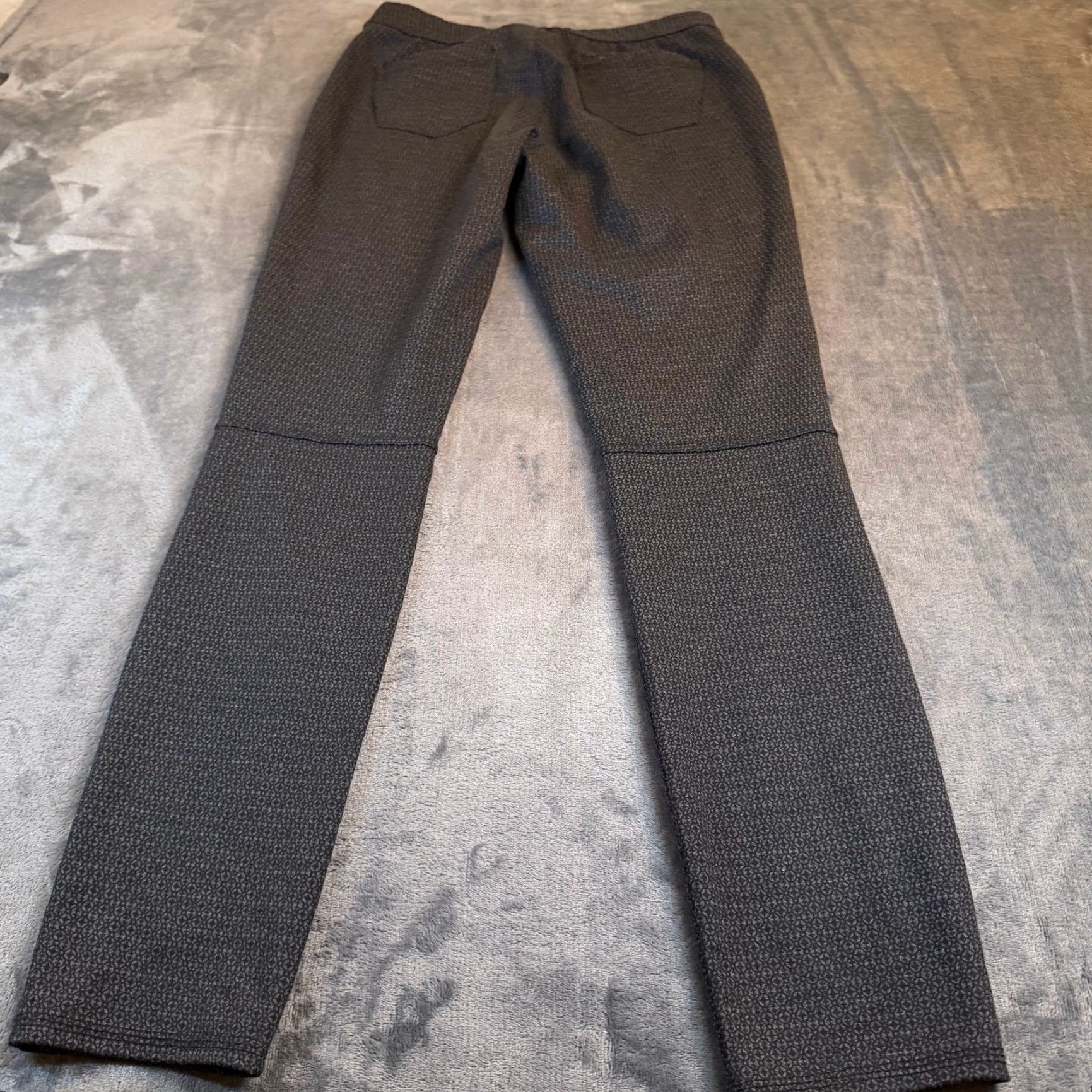 Vintage Max Studio Geometric Print Ponte Leggings Pants Gray Black Womens Medium 27x29" Size 32" / US 10 / IT 46 - 3 Thumbnail