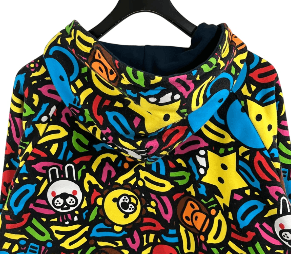 Bape Bape Safari Baby Milo Friends Reversible Hoodie Size US L / EU 52-54 / 3 - 8 Thumbnail