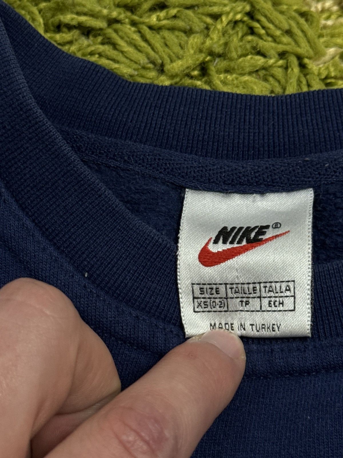 Nike × Vintage Nike vintage sweatshirt big logo Size XS / US 0-2 / IT 36-38 - 3 Thumbnail