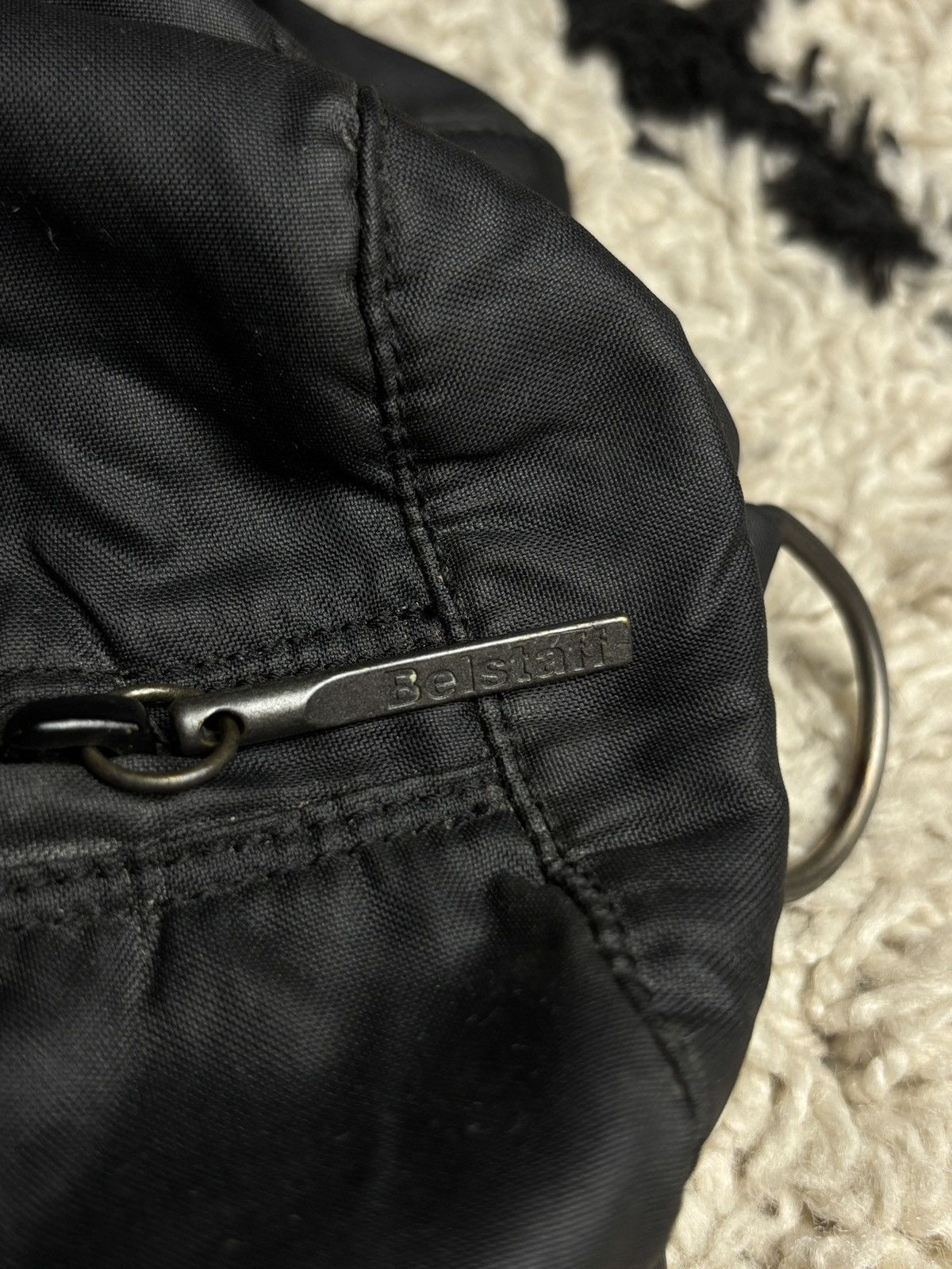 Belstaff Belstaff Archival Nylon Leather Shoulder Bag Size ONE SIZE - 10 Thumbnail