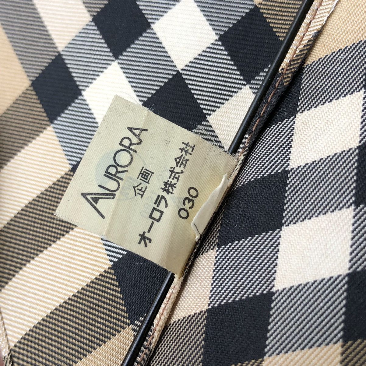 Burberry Burberry's Checked Novacheck Waterproof Folding Umbrella Size ONE SIZE - 14 Thumbnail
