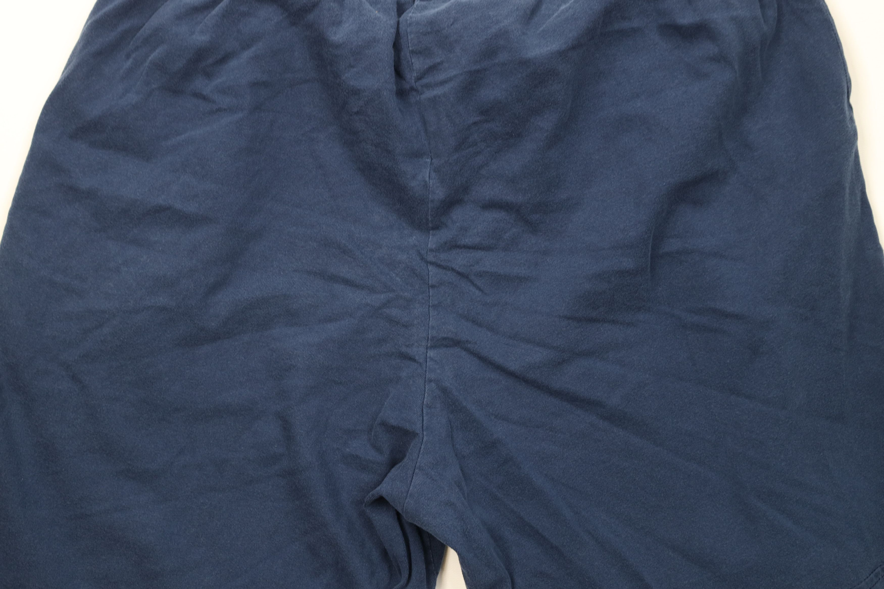 Vintage Vintage 90s Streetwear Above Knee Cotton Shorts Navy Blue Size US 34 / EU 50 - 11 Thumbnail