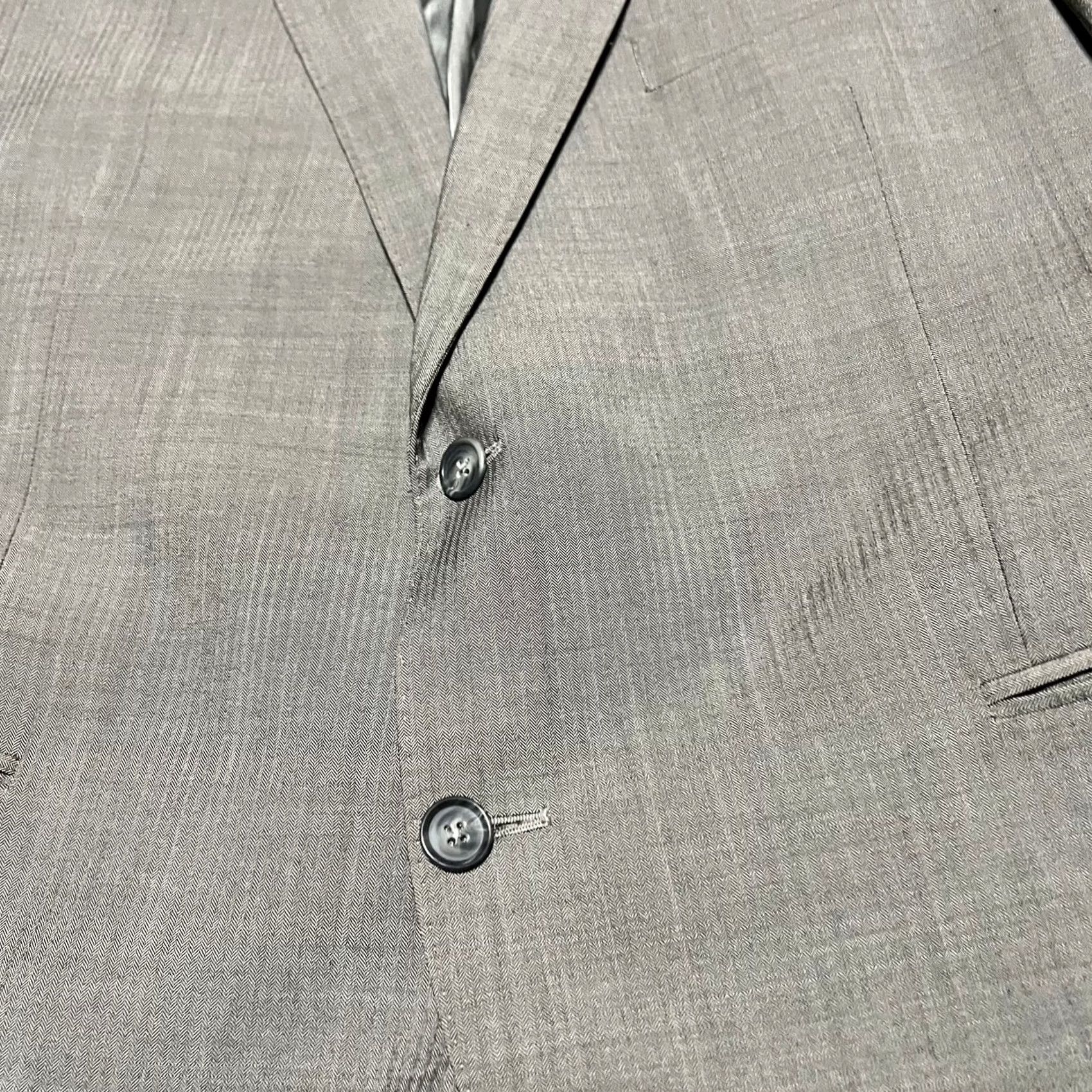 Peter Millar VINTAGE Peter Millar Blazer Men 46R Gray Wool Sport Jacket Coat Size 46R - 2 Thumbnail